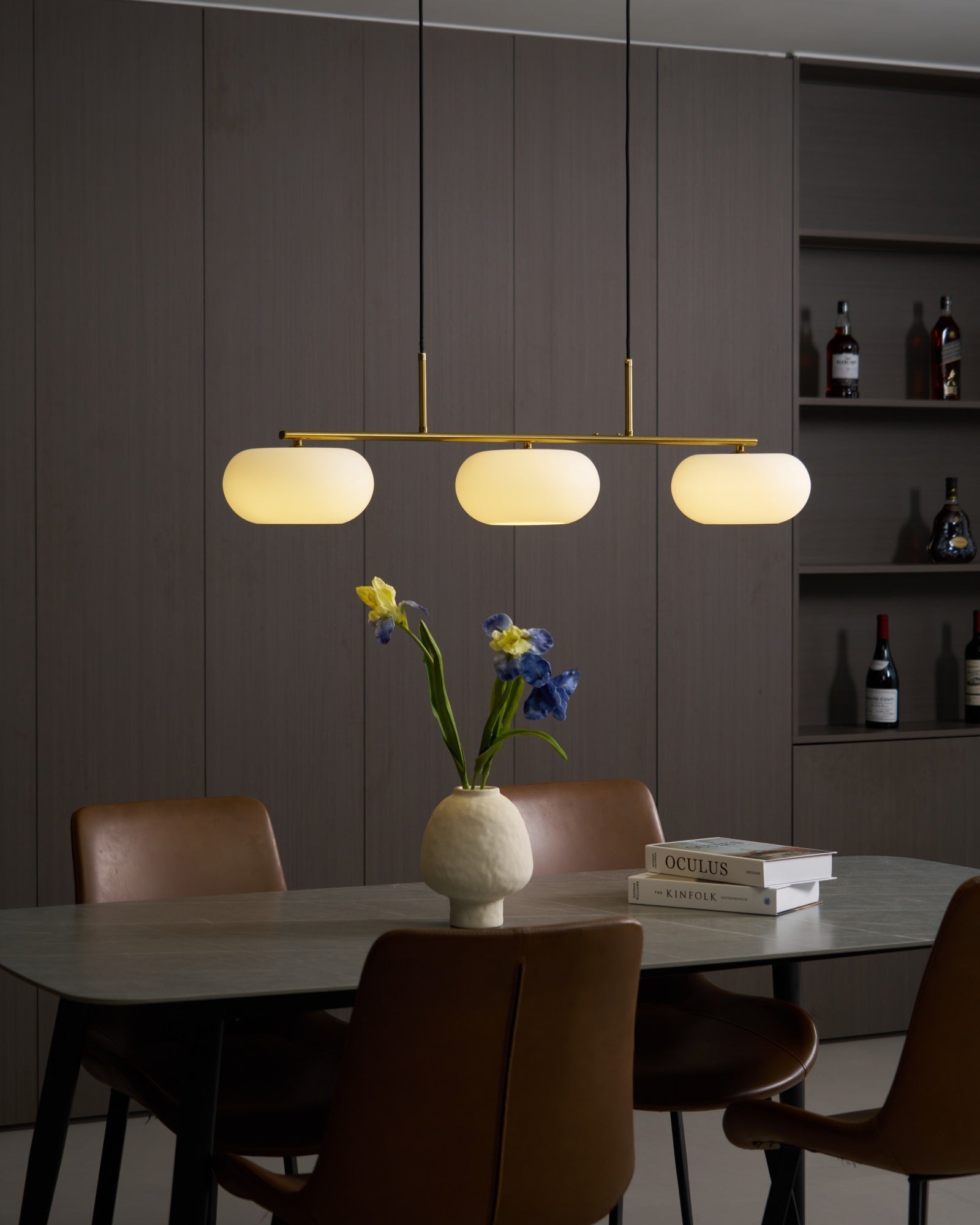 Trio Globe Linear Pendant