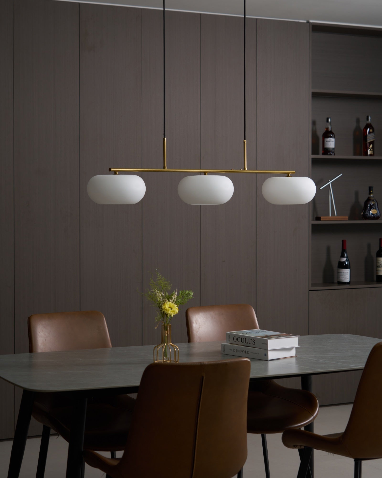 Trio Globe Linear Pendant