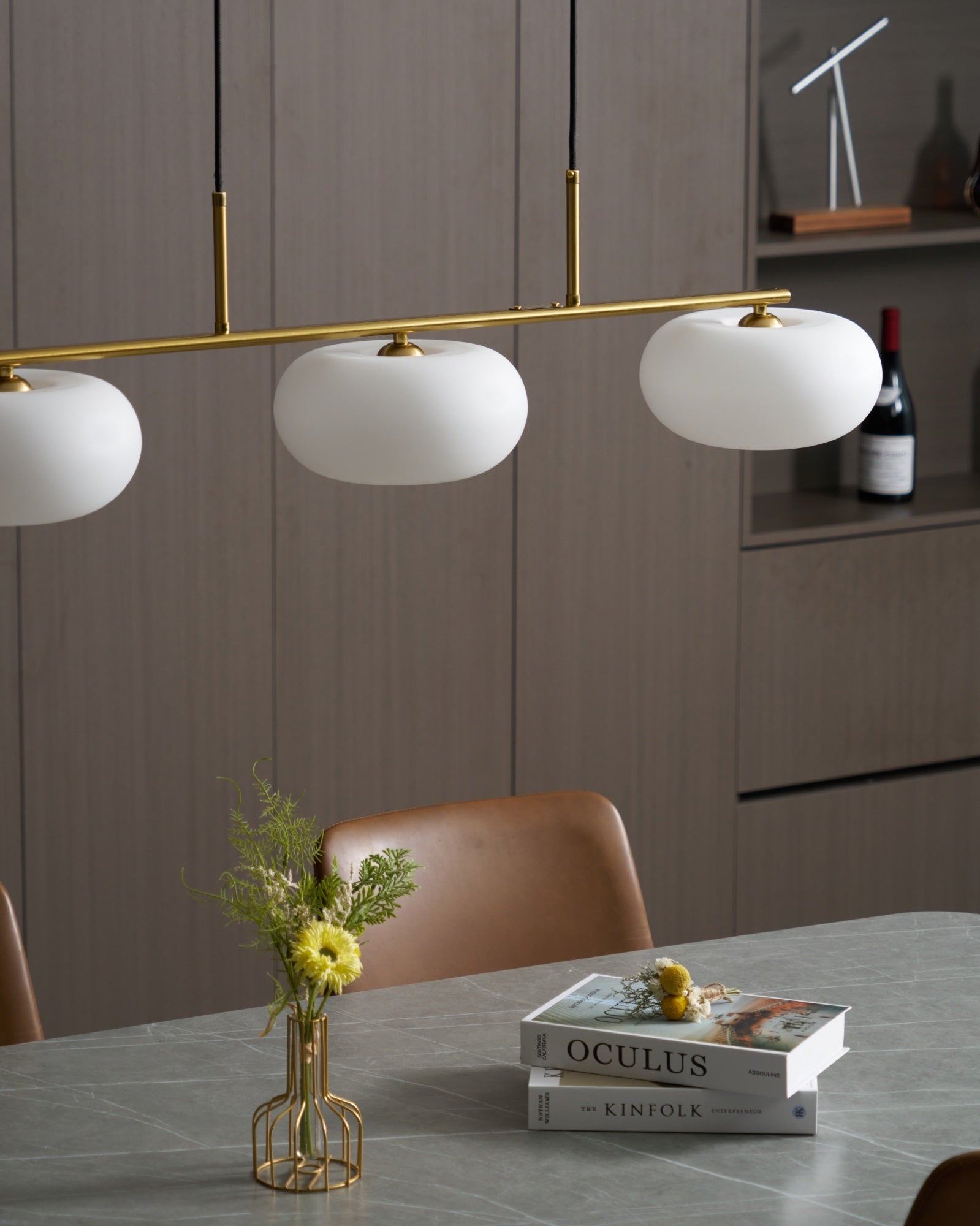 Trio Globe Linear Pendant