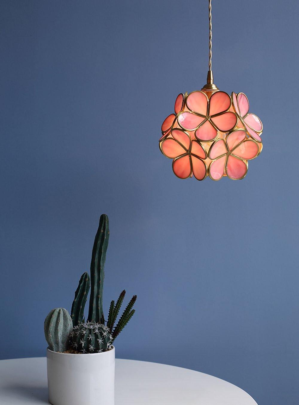 Petal Handblown Glass Pendant