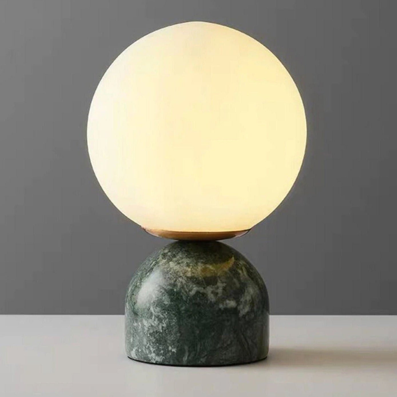 Vesta Marble & Opal Glass Table Lamp