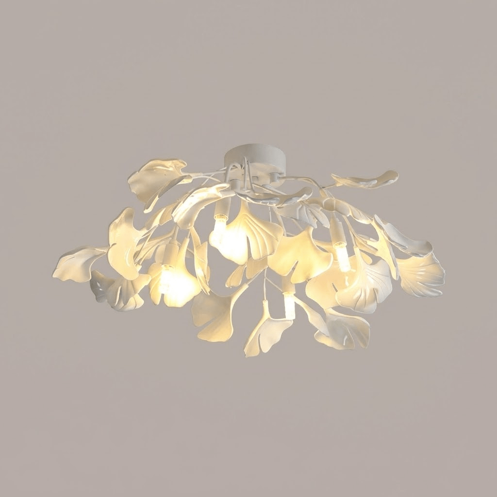 Ginkgo Ceramic Leaf Ceiling Light