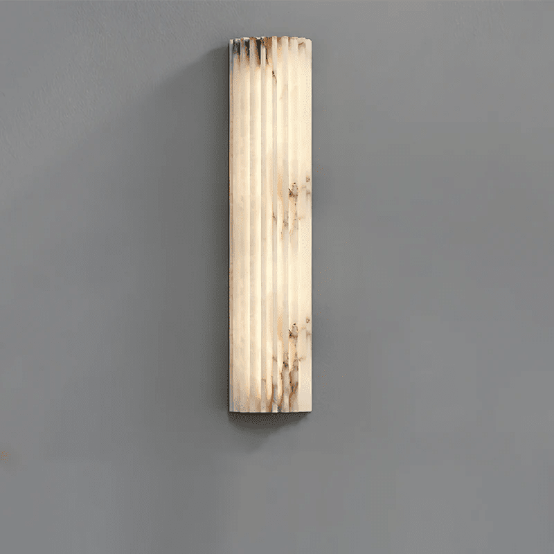 Cascata Fluted Stone Sconce