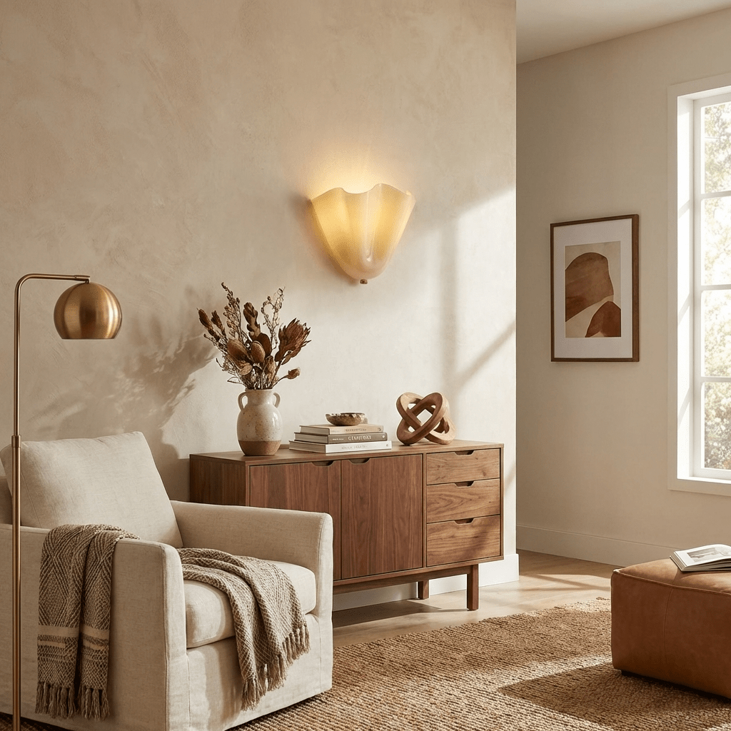 Petal Shell Wall Light