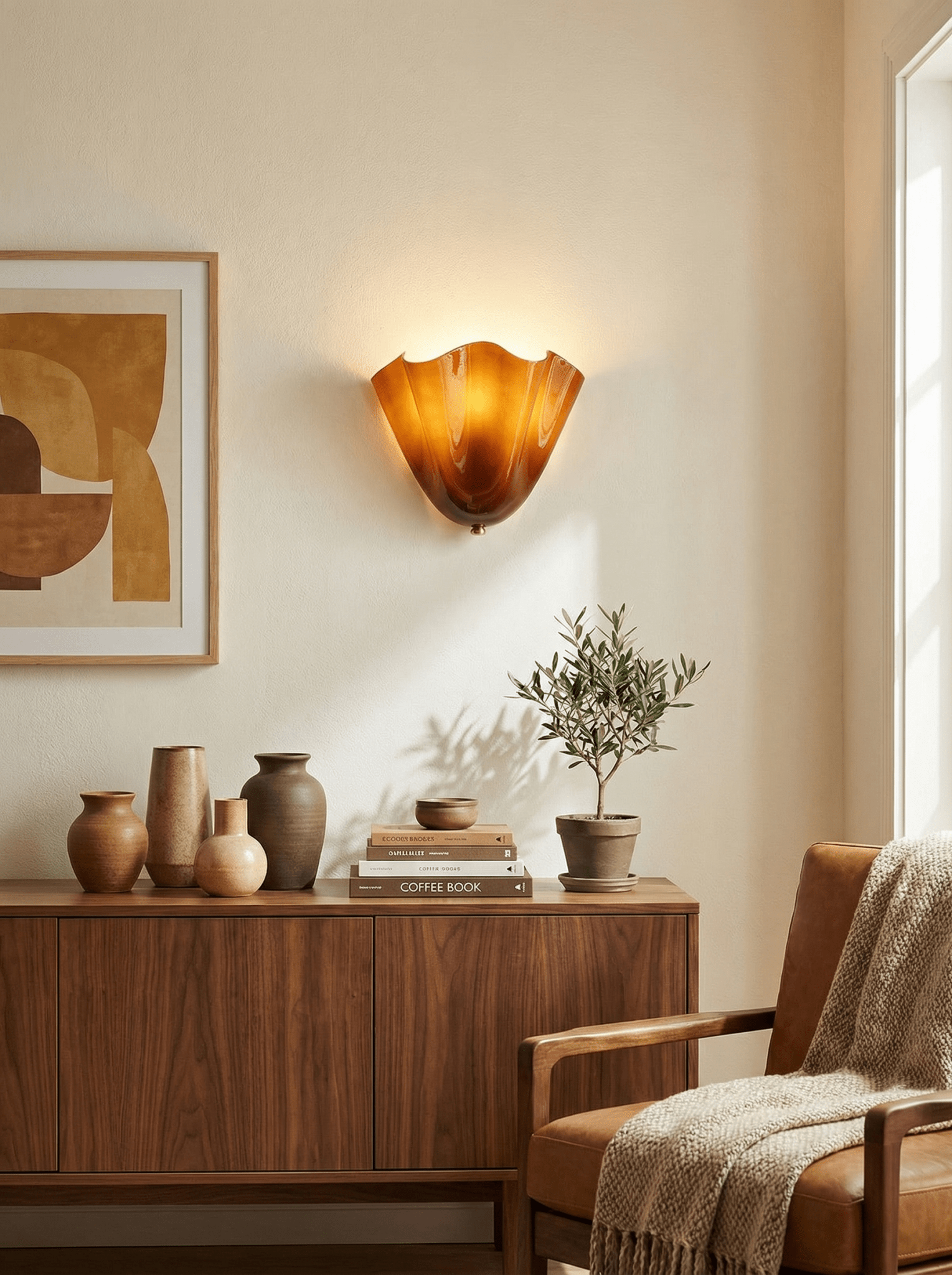 Petal Shell Wall Light