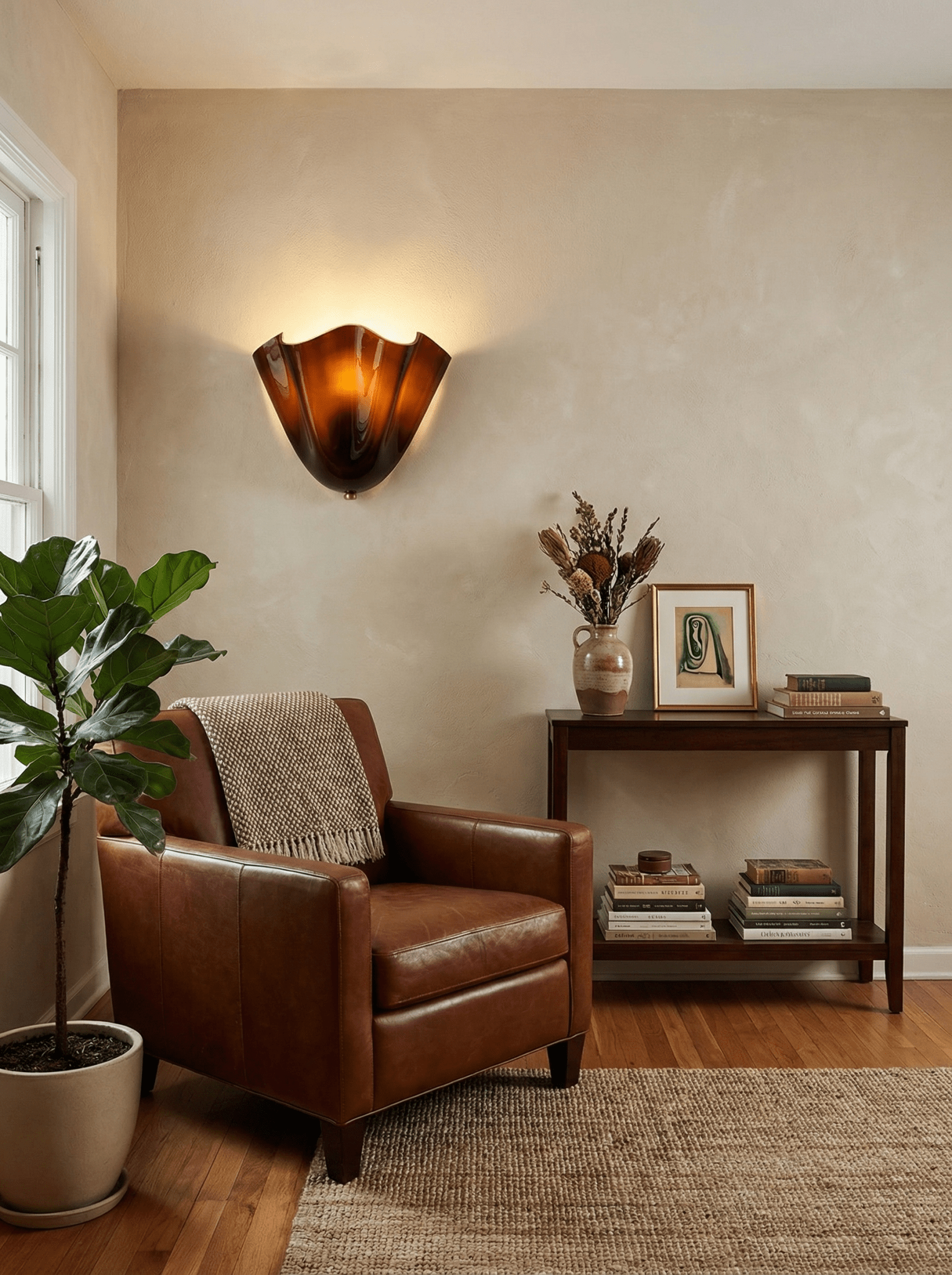 Petal Shell Wall Light
