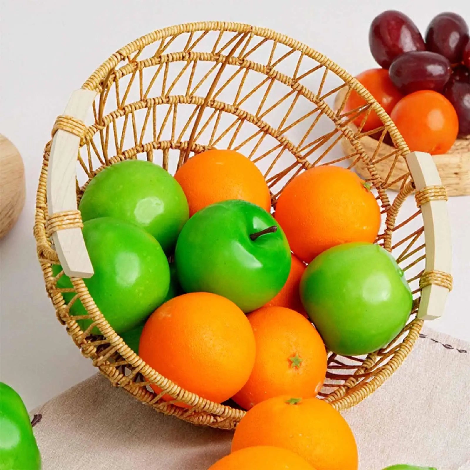 Osier Woven Fruit Basket