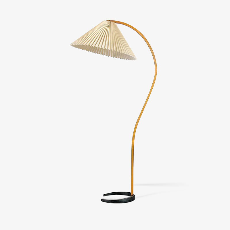 Halden Beechwood Dome Floor Lamp