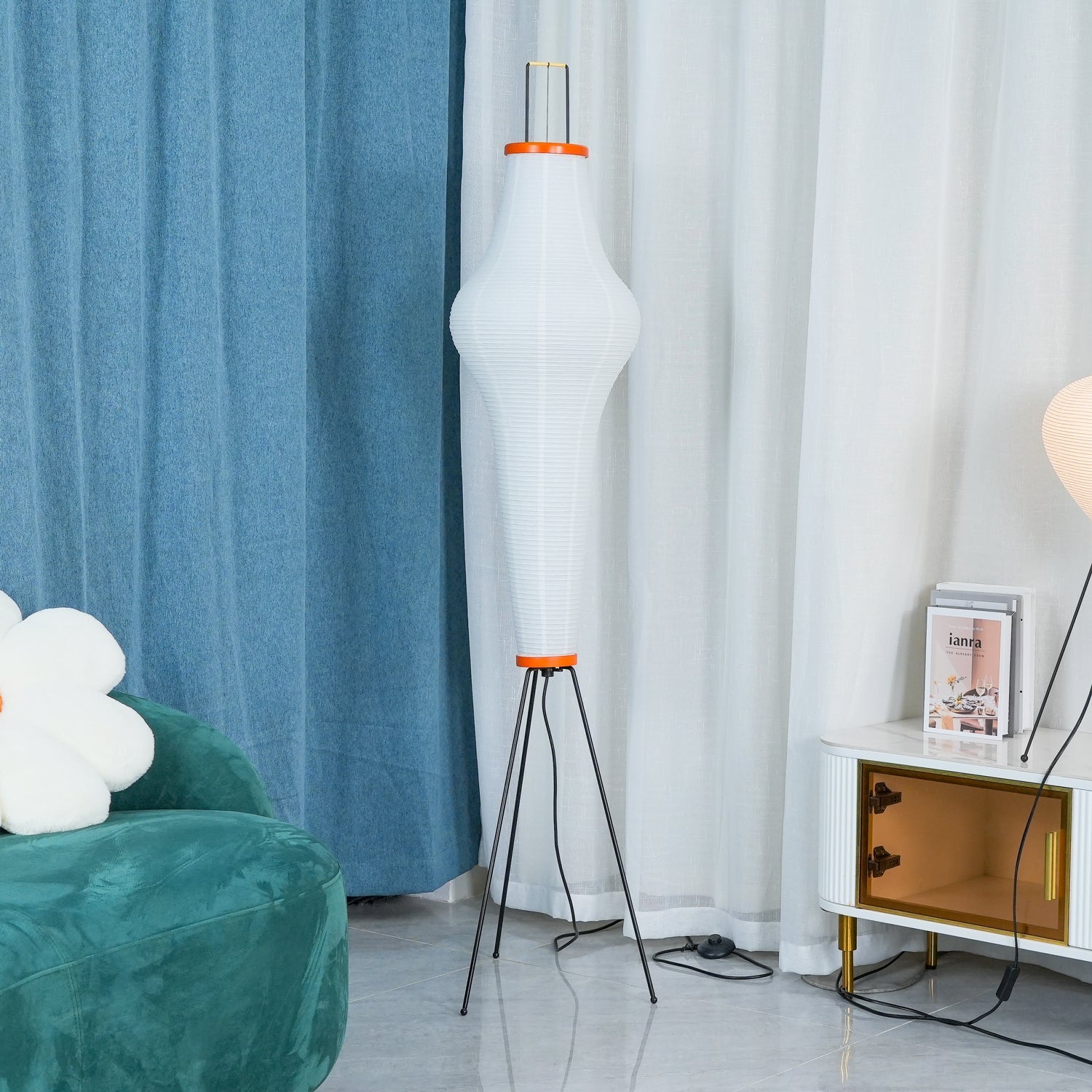 Nagare Mulberry Paper Floor Lamp