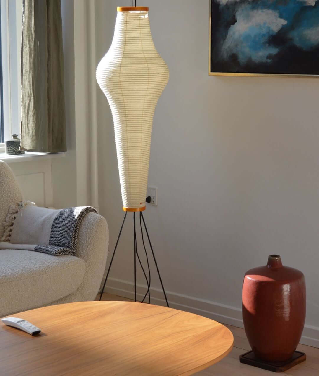 Nagare Mulberry Paper Floor Lamp
