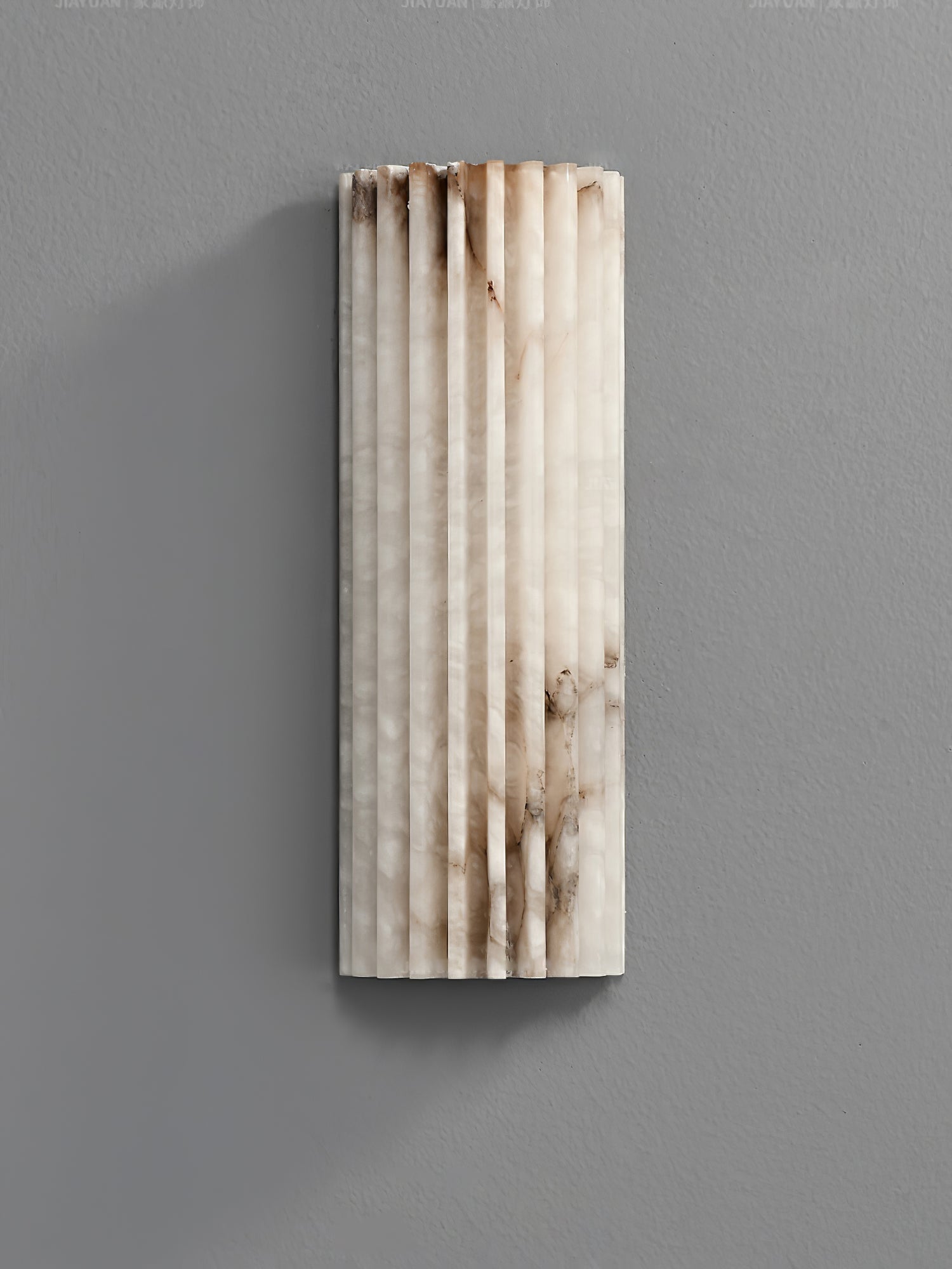 Cascata Fluted Stone Sconce