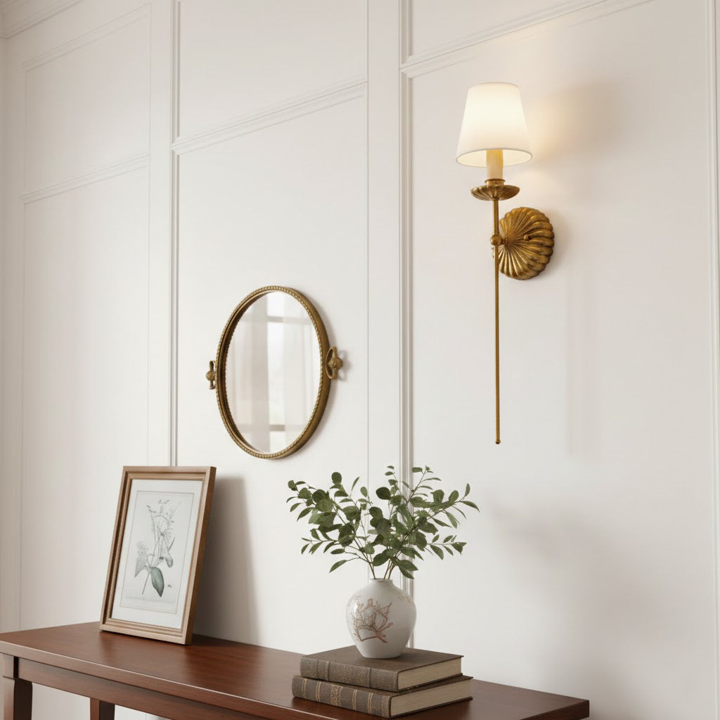 Odessa Gold Candle Sconce