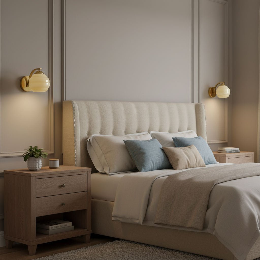 Gatsby Opal Globe Sconce
