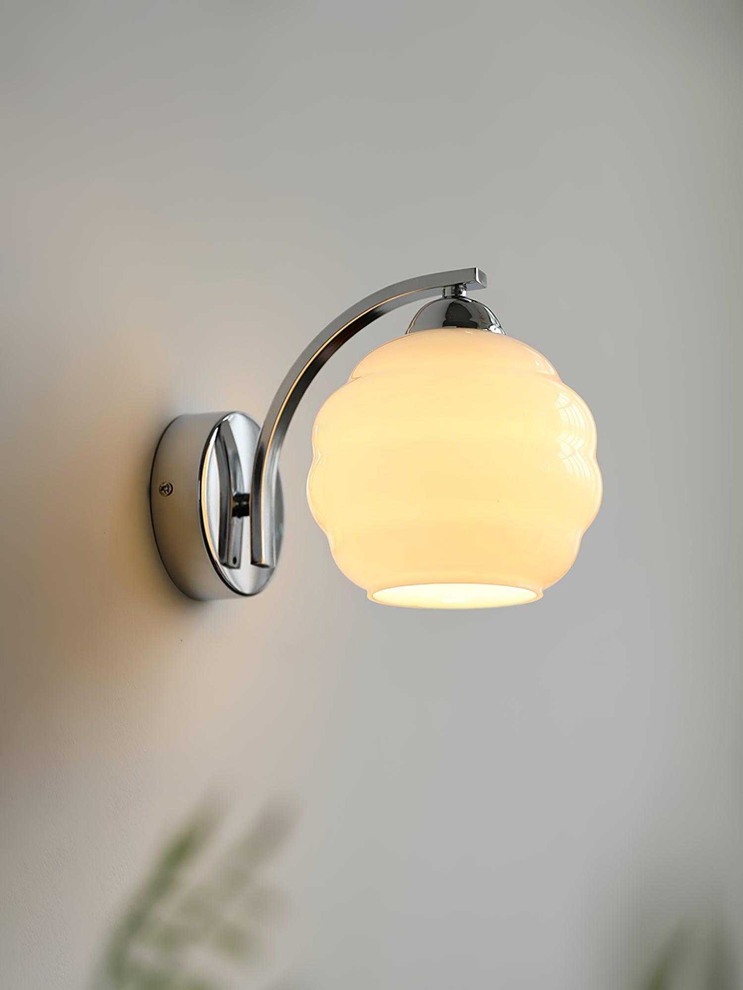 Gatsby Opal Globe Sconce