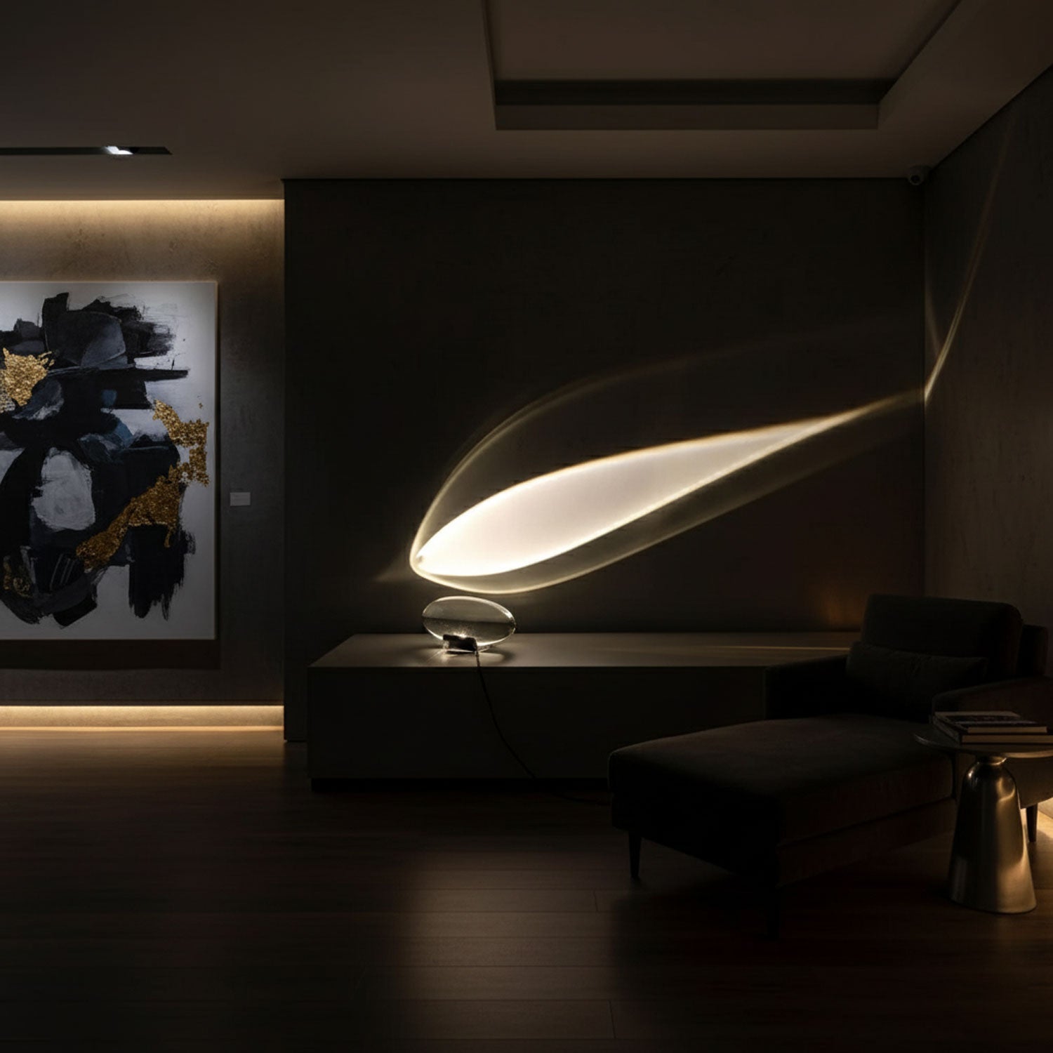 Pebble Crystal Accent Lamp