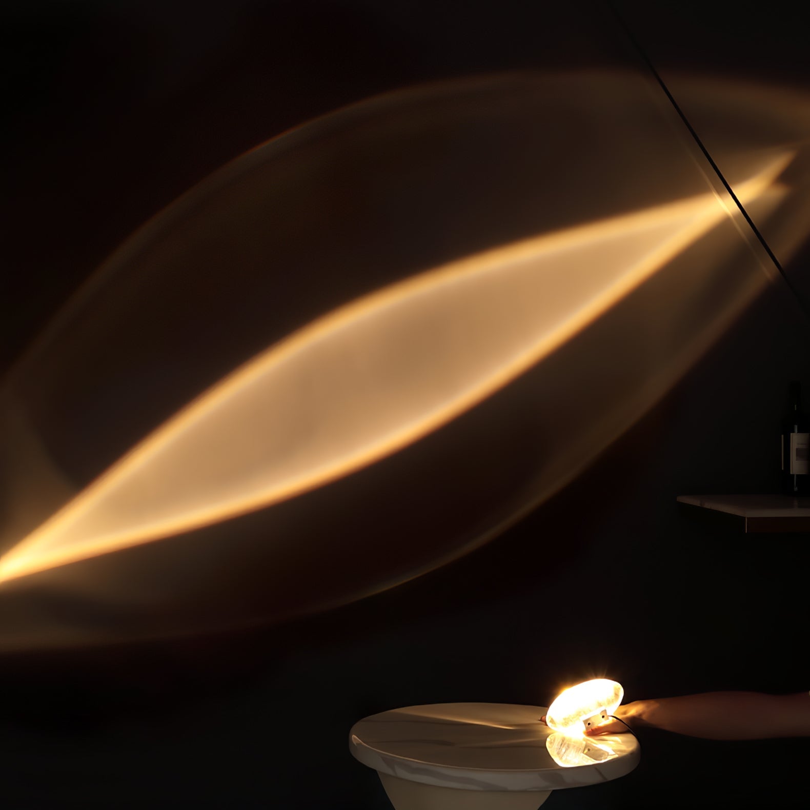 Pebble Crystal Accent Lamp
