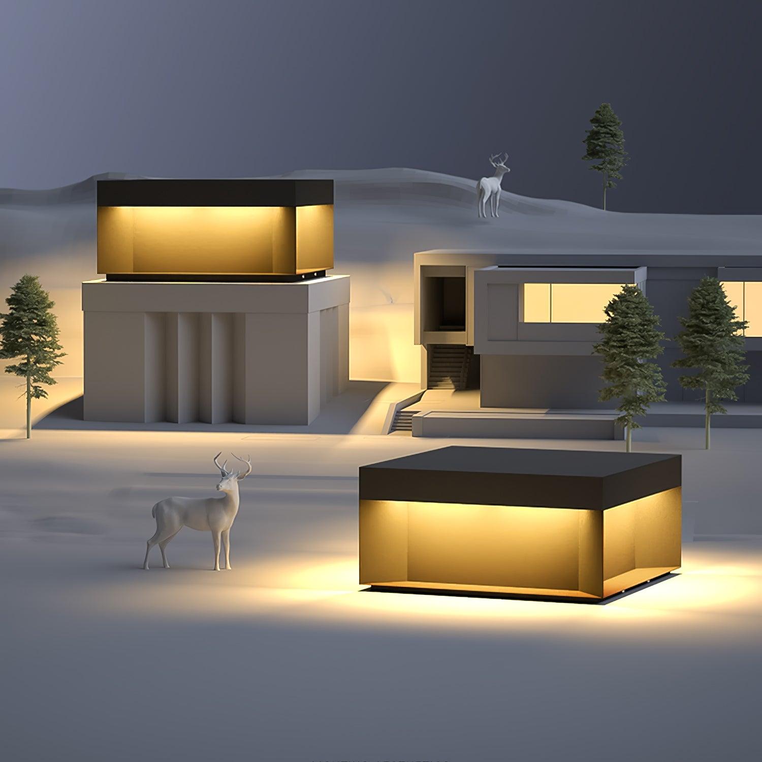 Low Profile Landscape Bollard Light
