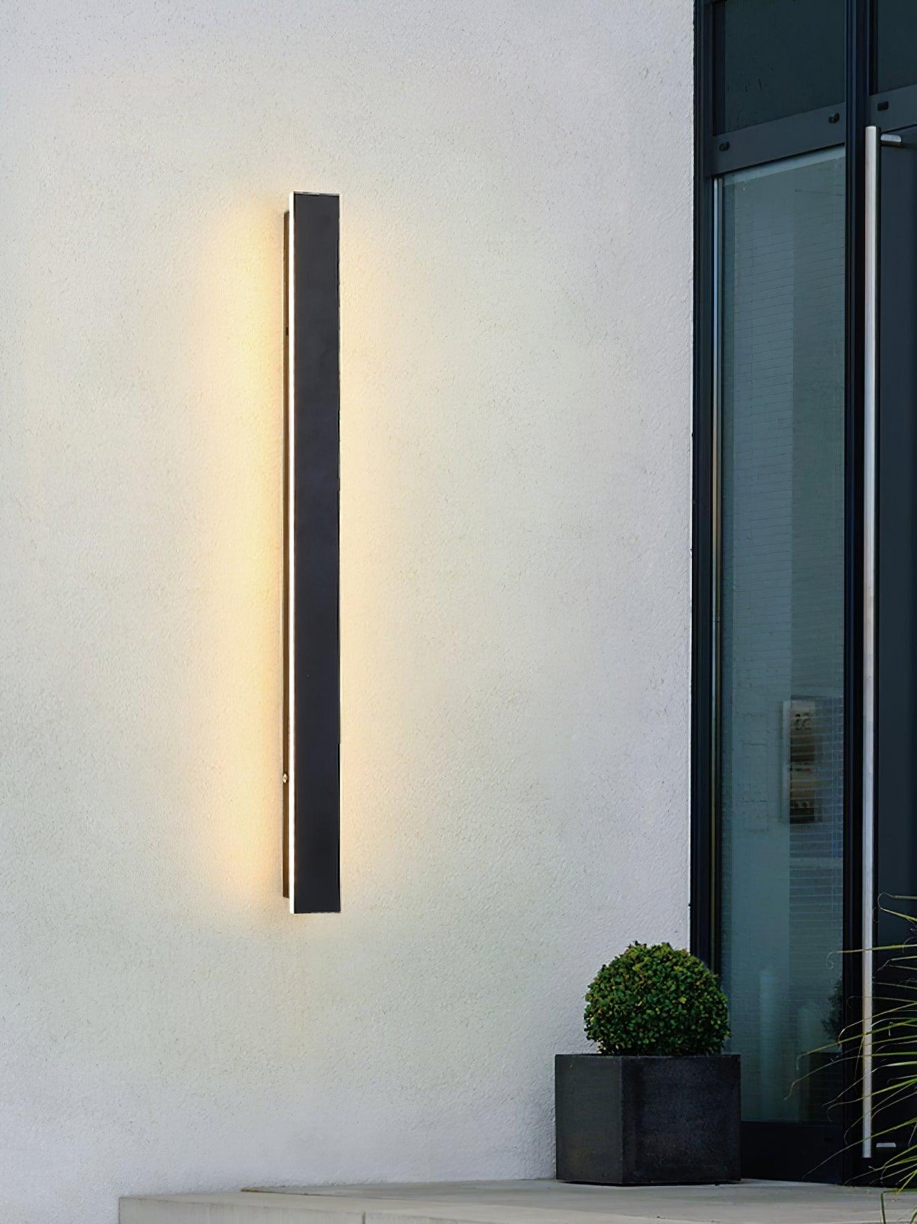Solar Strip Facade Wall Light