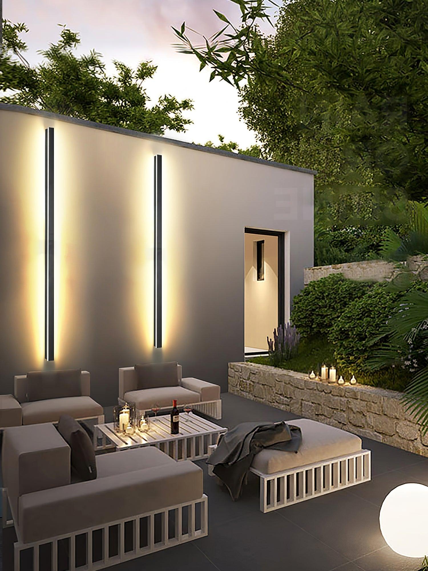 Solar Strip Facade Wall Light