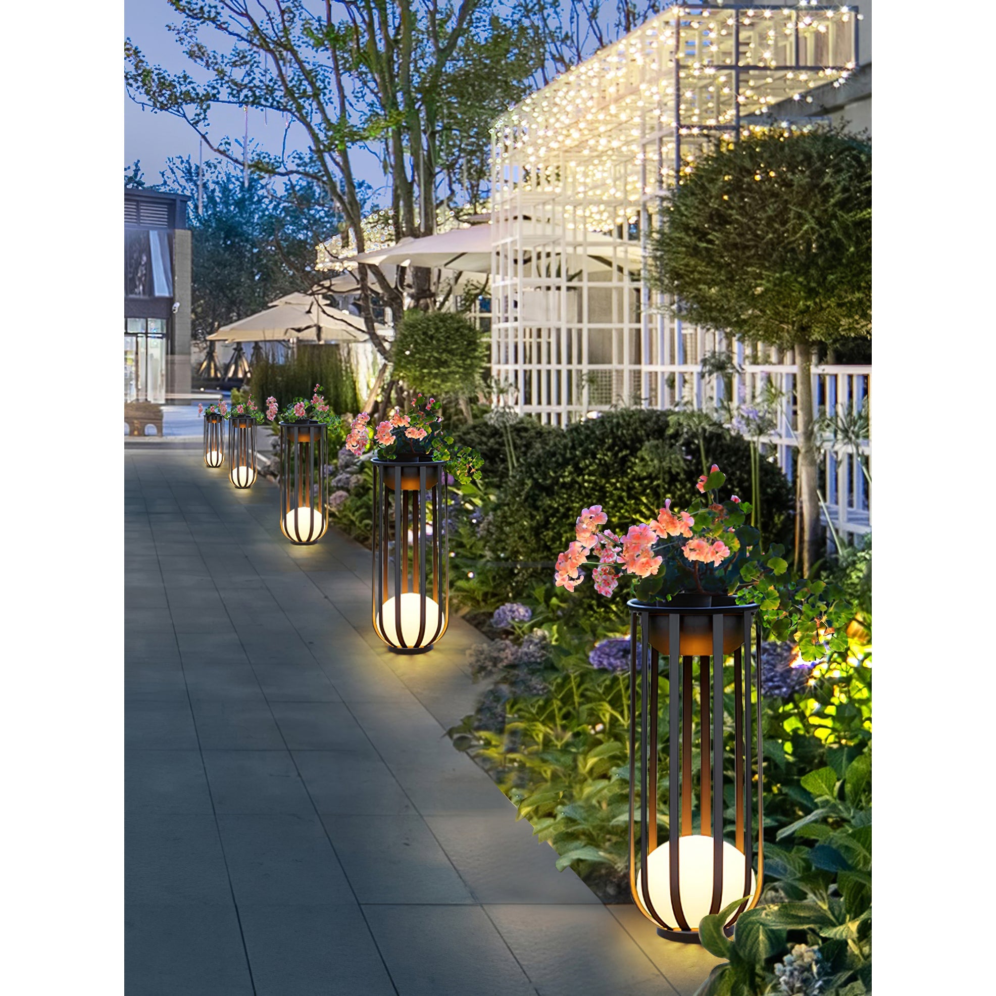 Sculptural Garden Dome Lamp