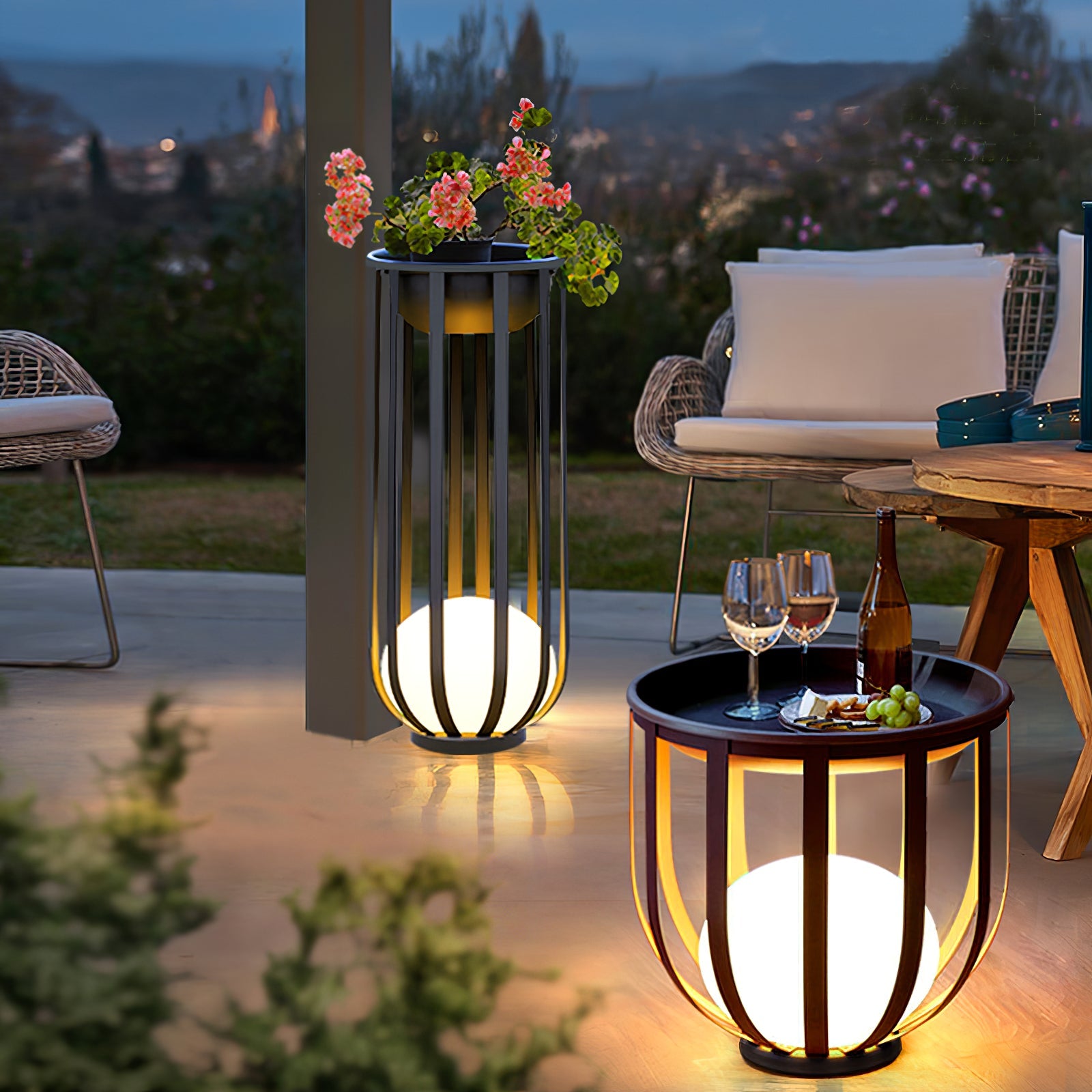Sculptural Garden Dome Lamp