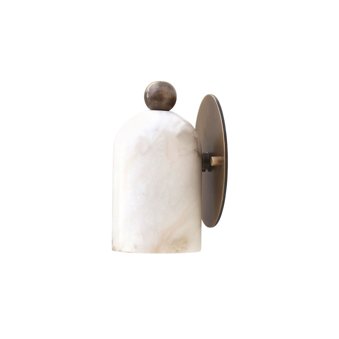 Calla Alabaster Dome Sconce