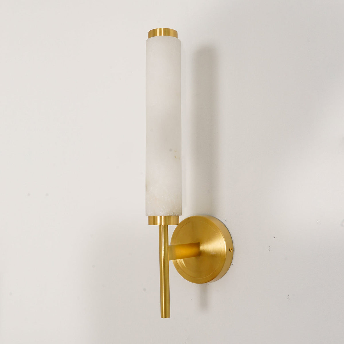 Talia Alabaster Column Sconce