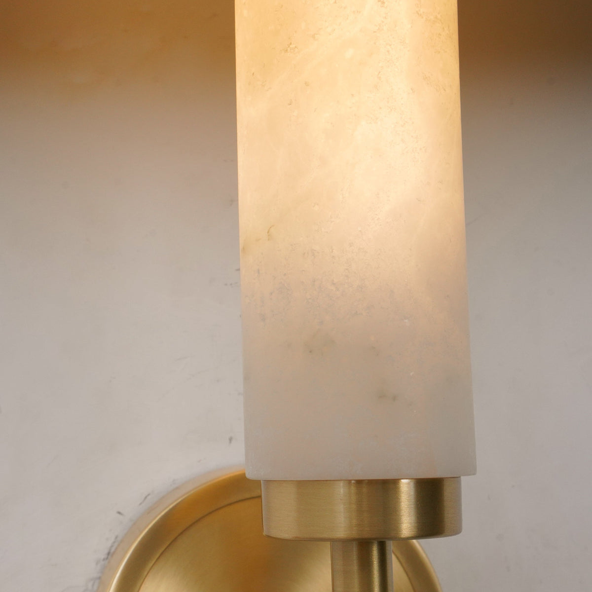Talia Alabaster Column Sconce