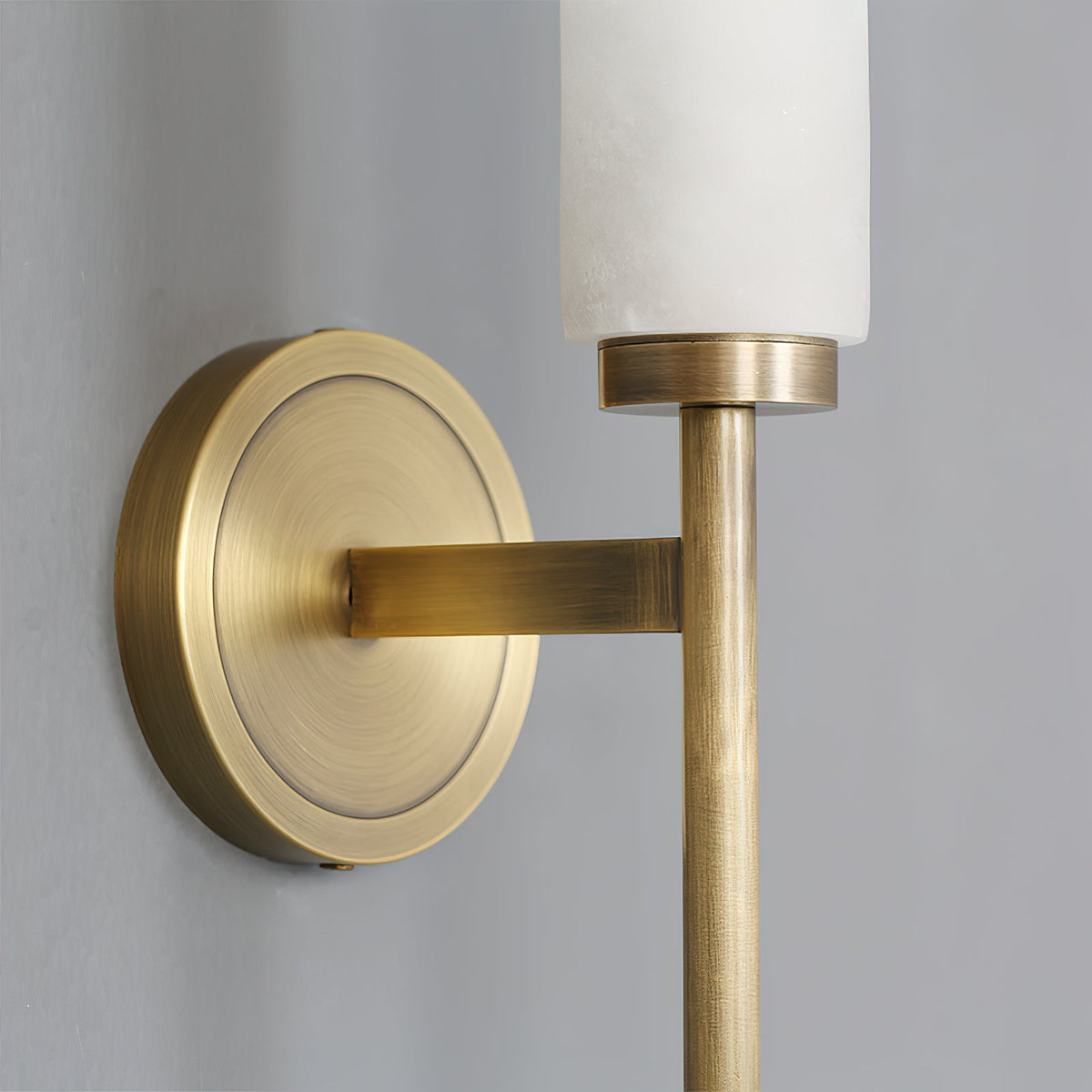 Talia Alabaster Column Sconce