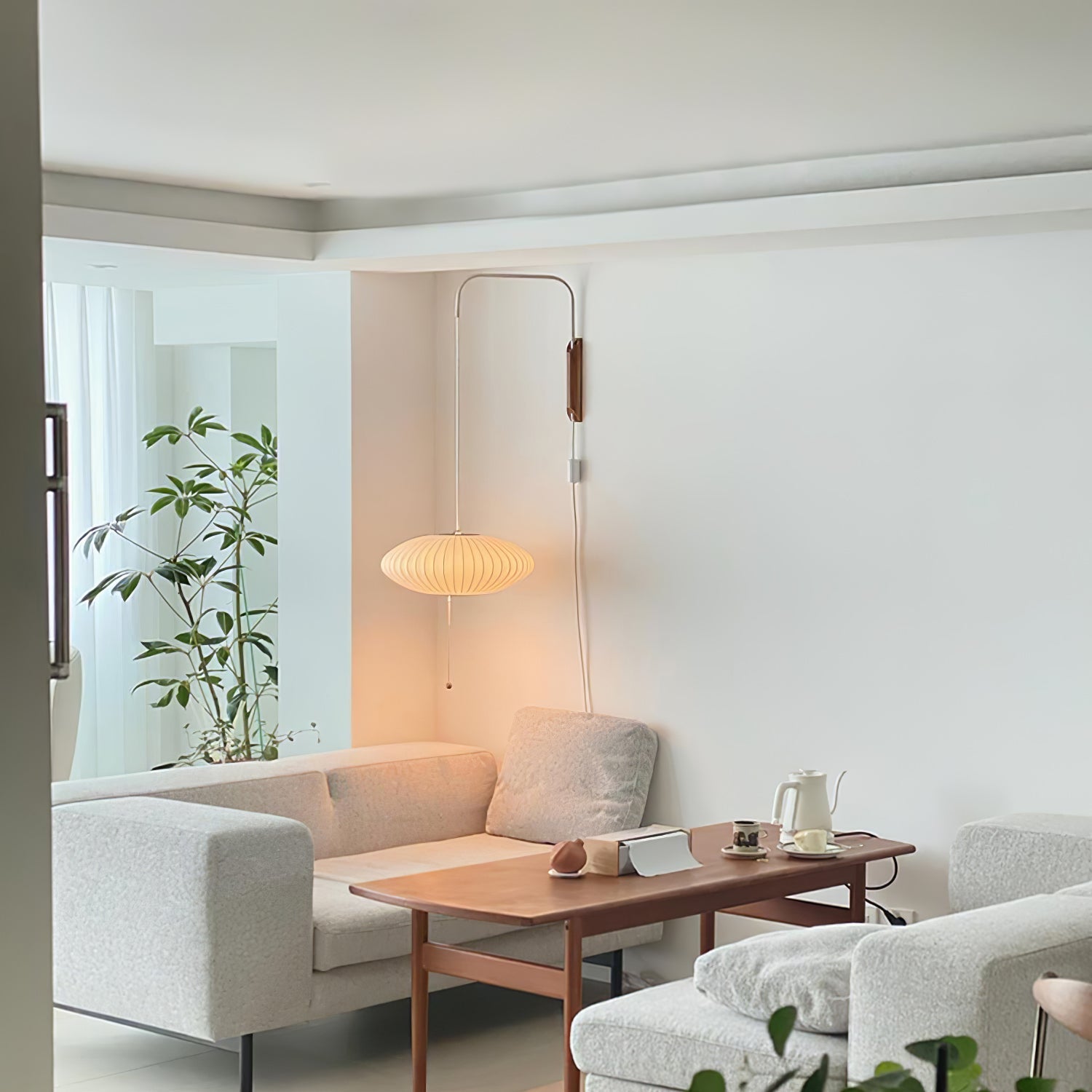 Orbit Plug-In Swing Sconce
