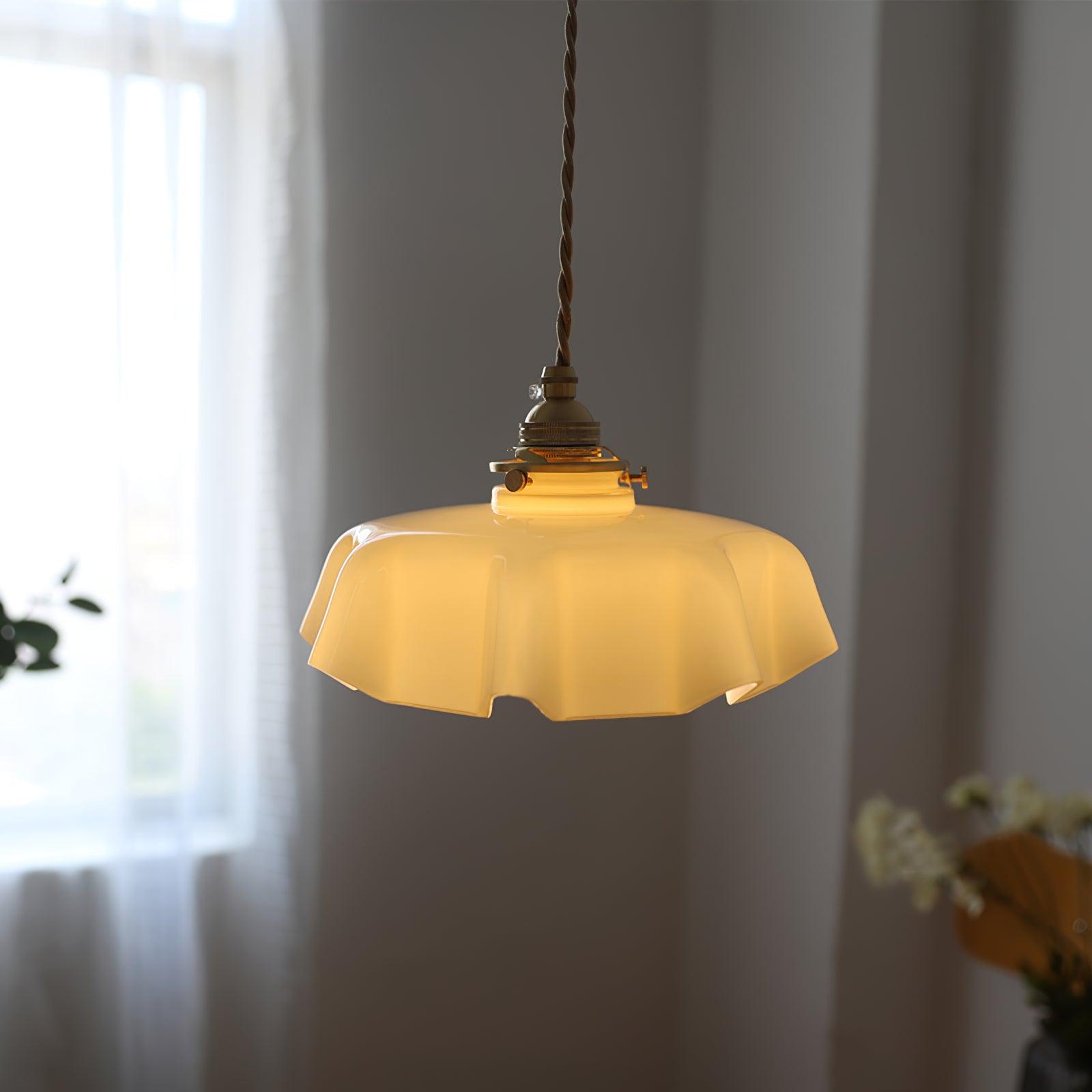 Fleurette Petal Glass Mini Pendant