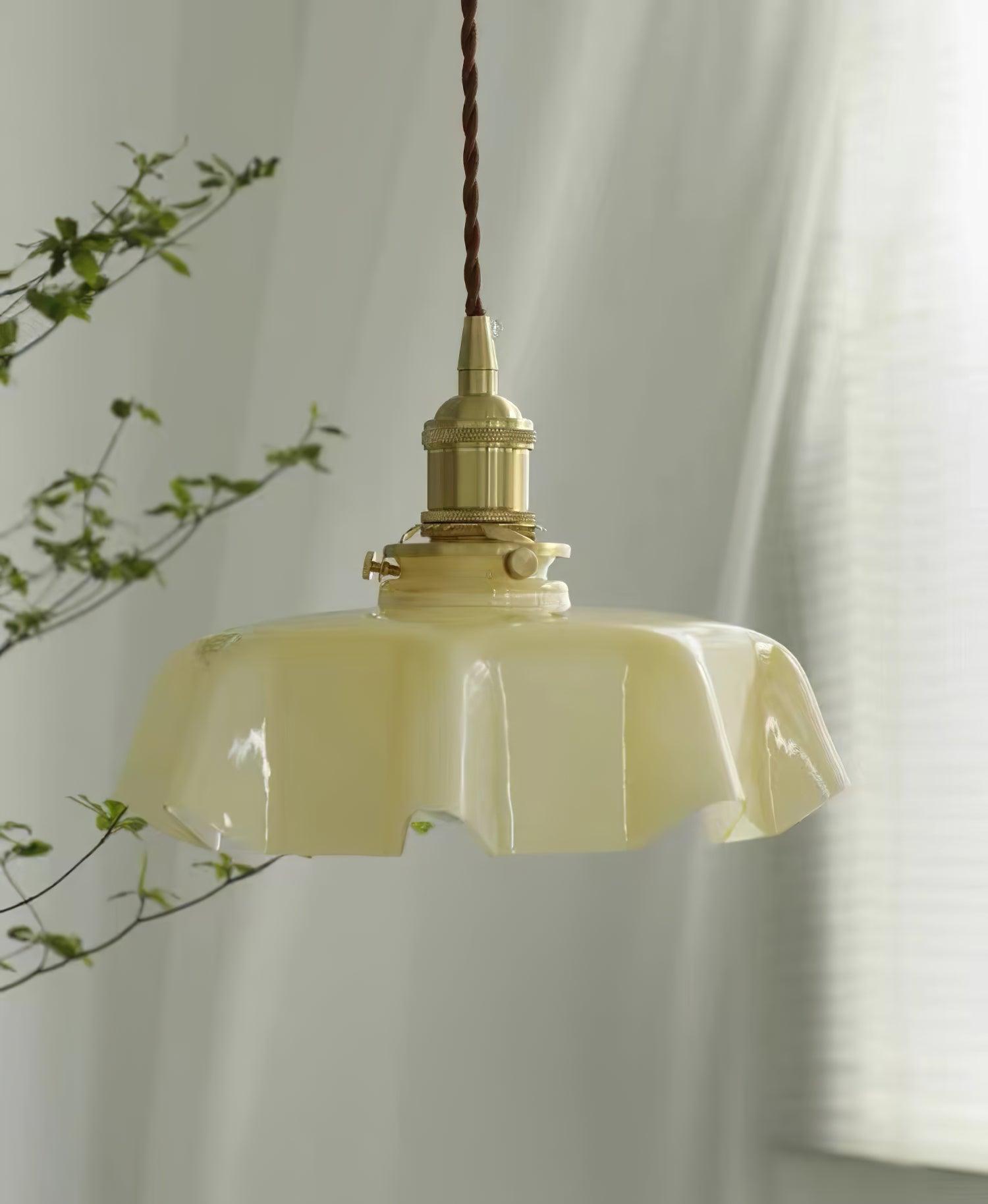 Fleurette Petal Glass Mini Pendant