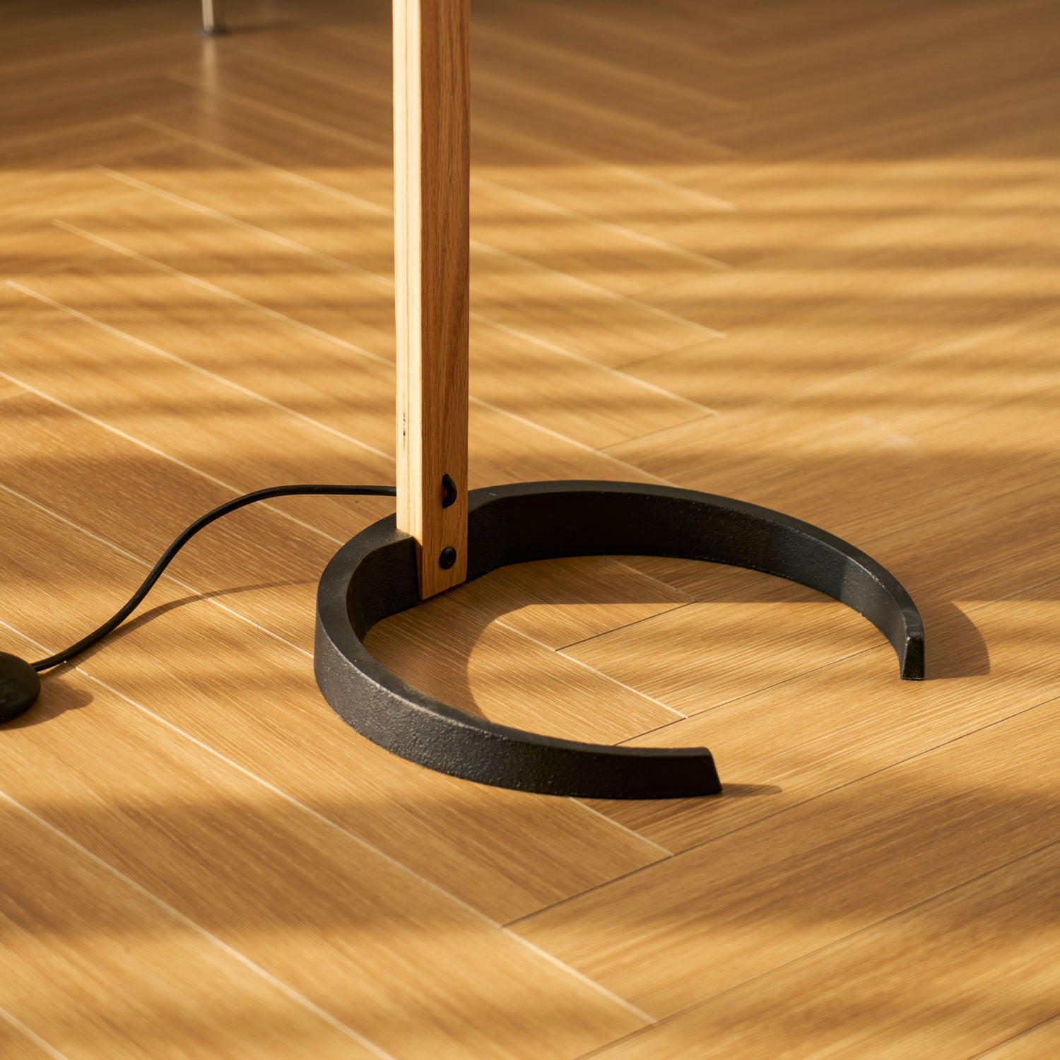 Halden Beechwood Dome Floor Lamp
