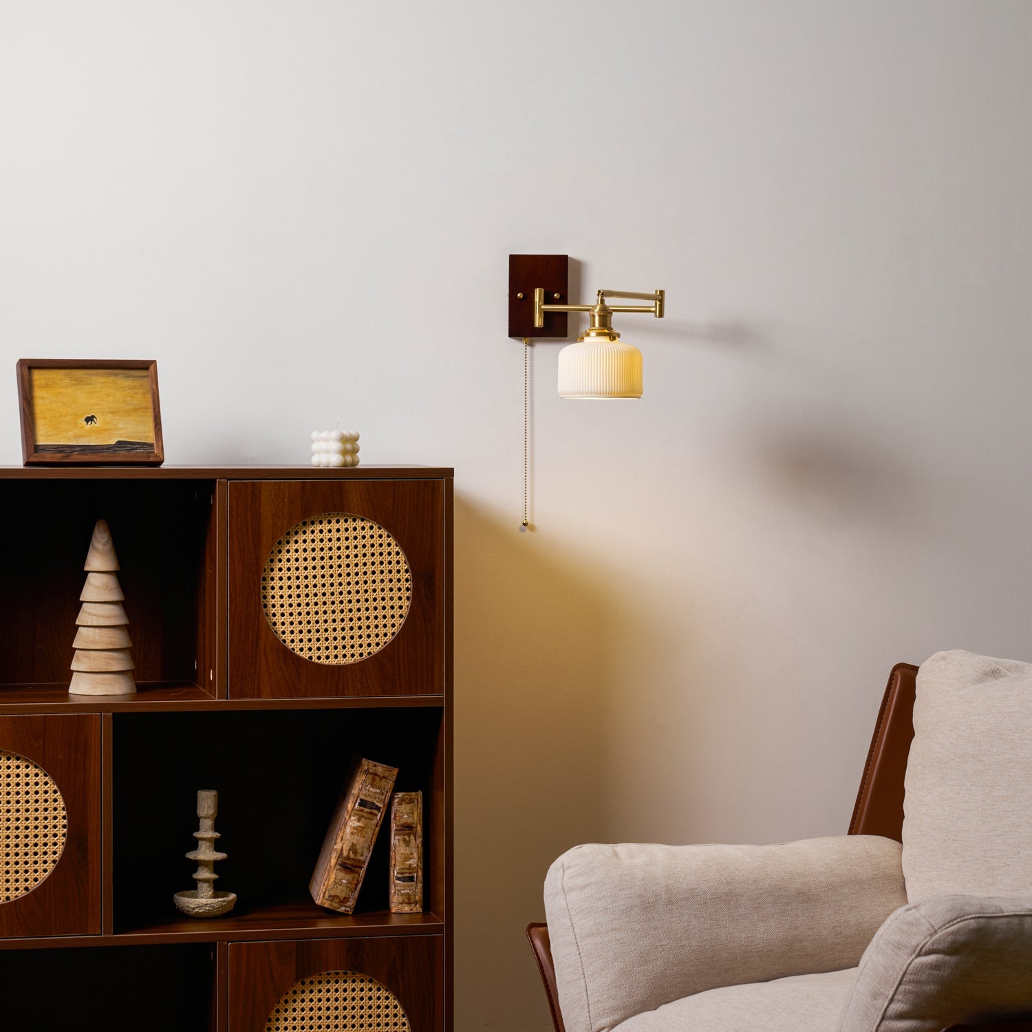 Terra Ceramic Geometry Sconce