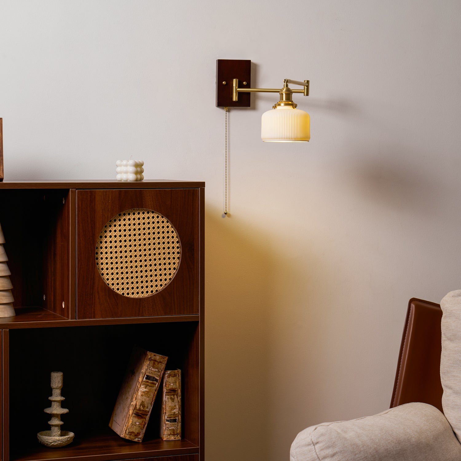 Terra Ceramic Geometry Sconce