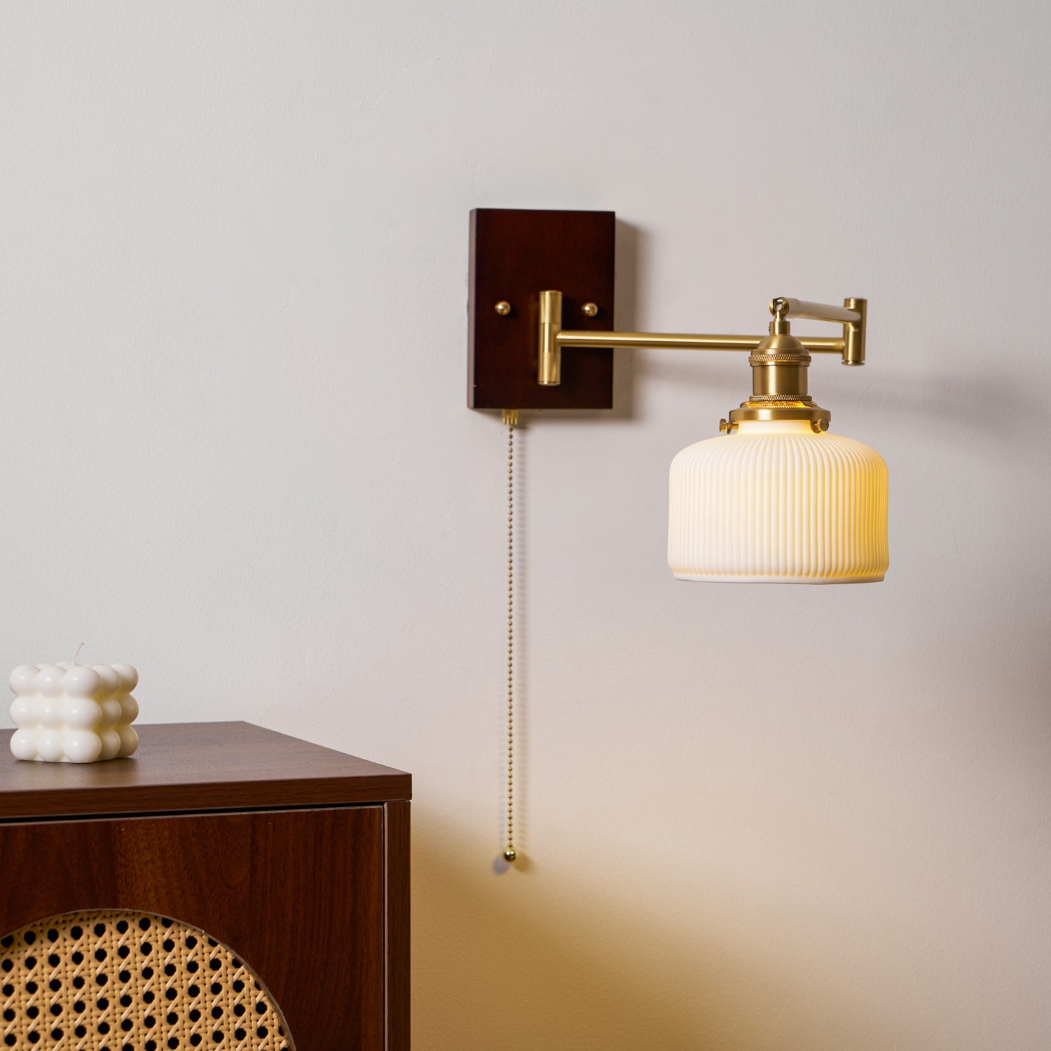 Terra Ceramic Geometry Sconce