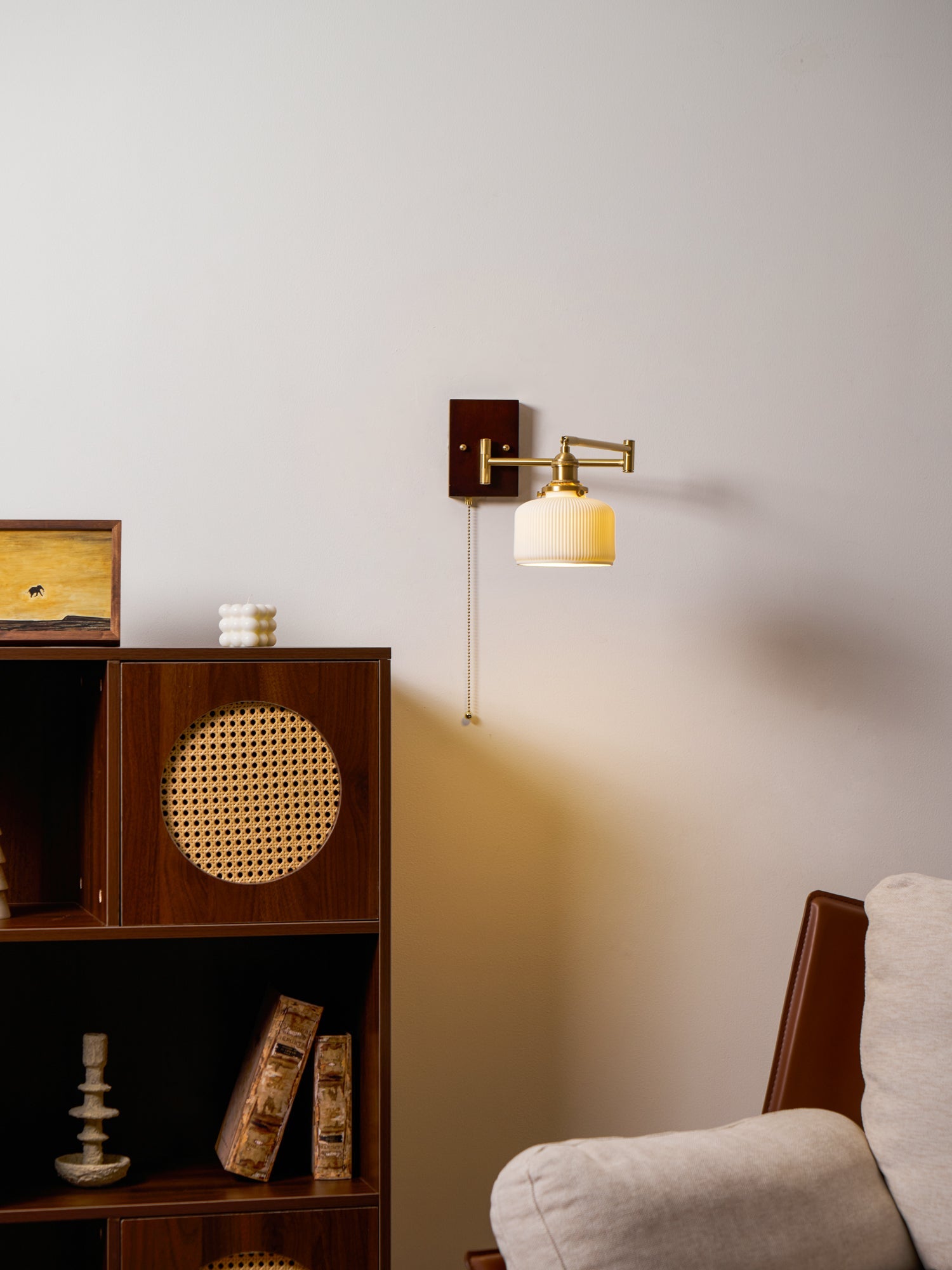 Terra Ceramic Geometry Sconce
