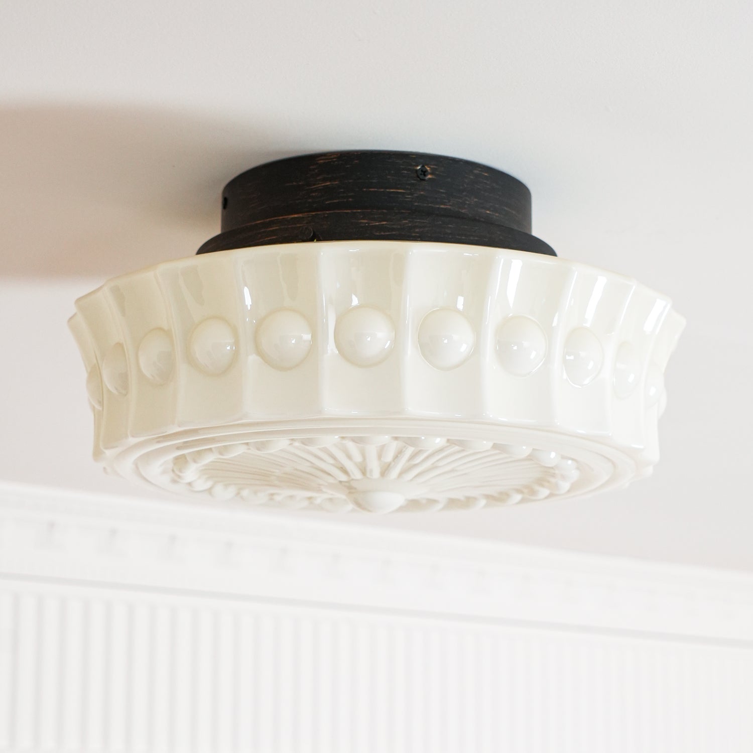 Beacon Drum Flush Ceiling Light