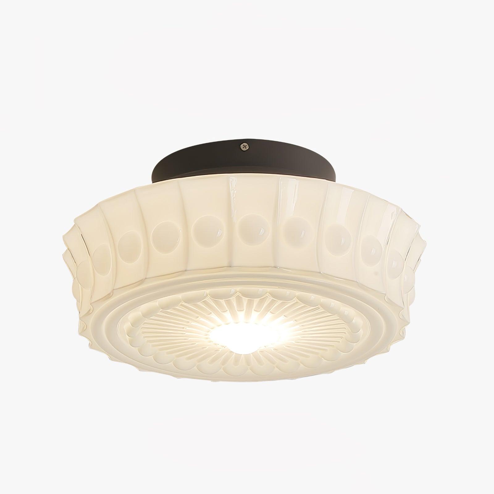 Beacon Drum Flush Ceiling Light