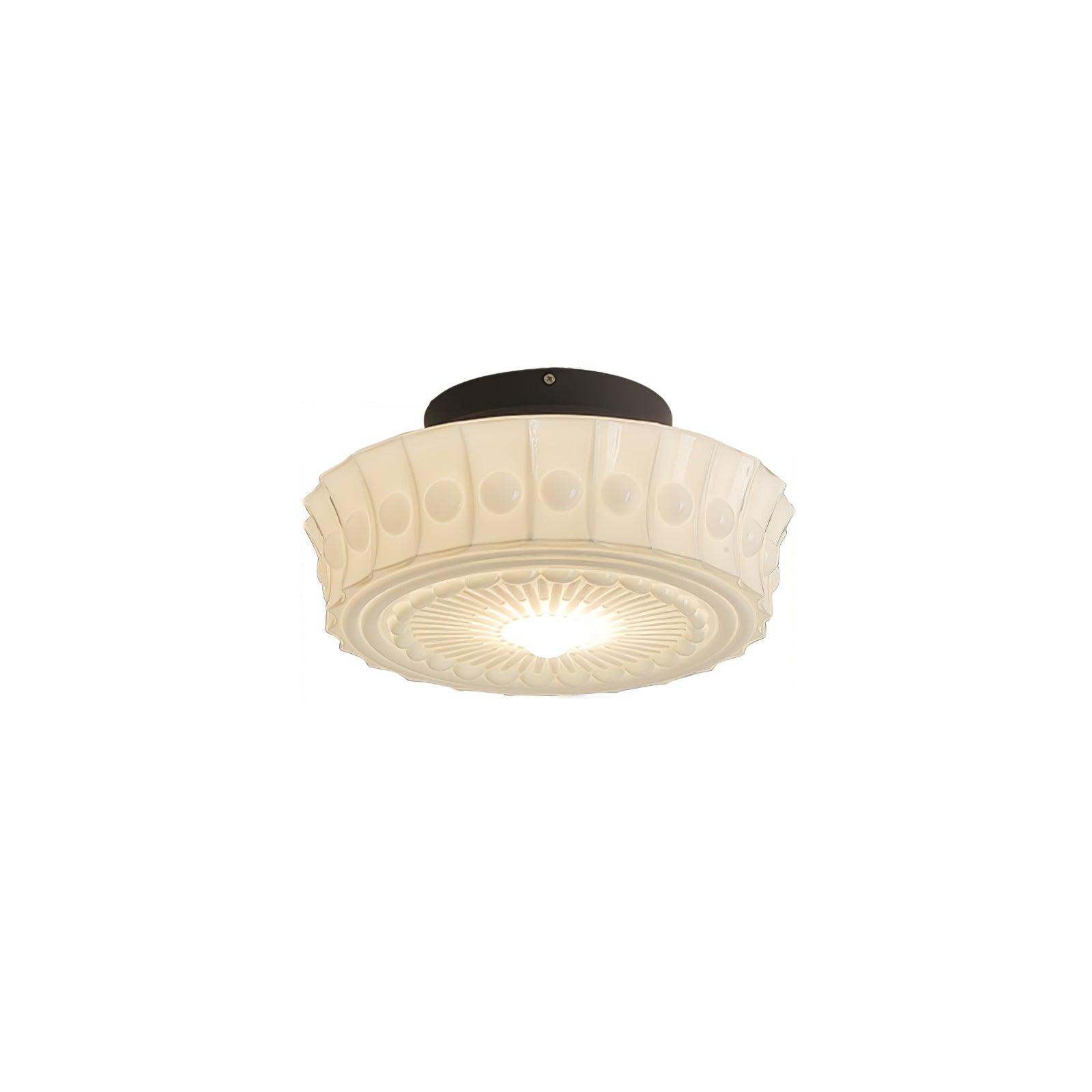 Beacon Drum Flush Ceiling Light