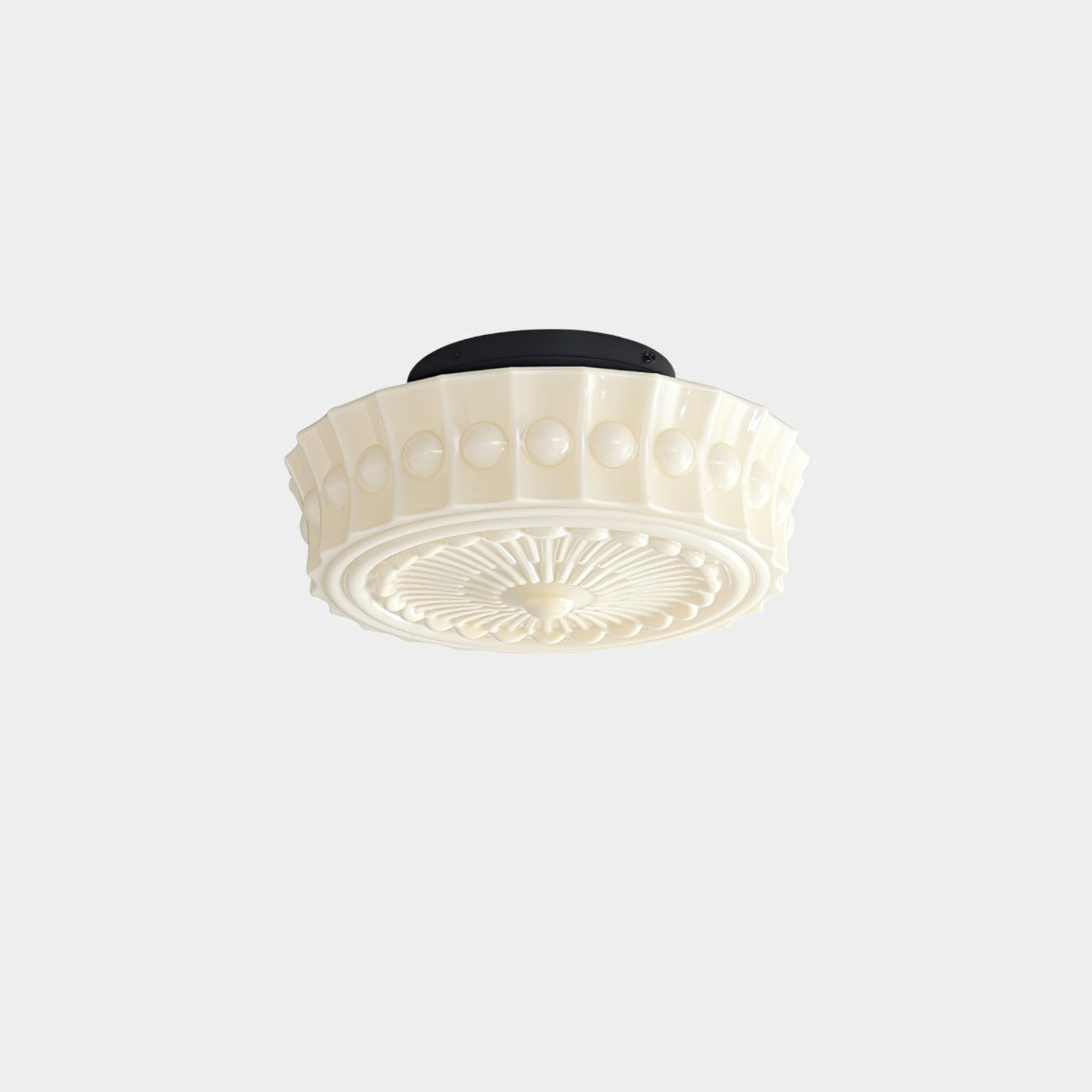 Beacon Drum Flush Ceiling Light
