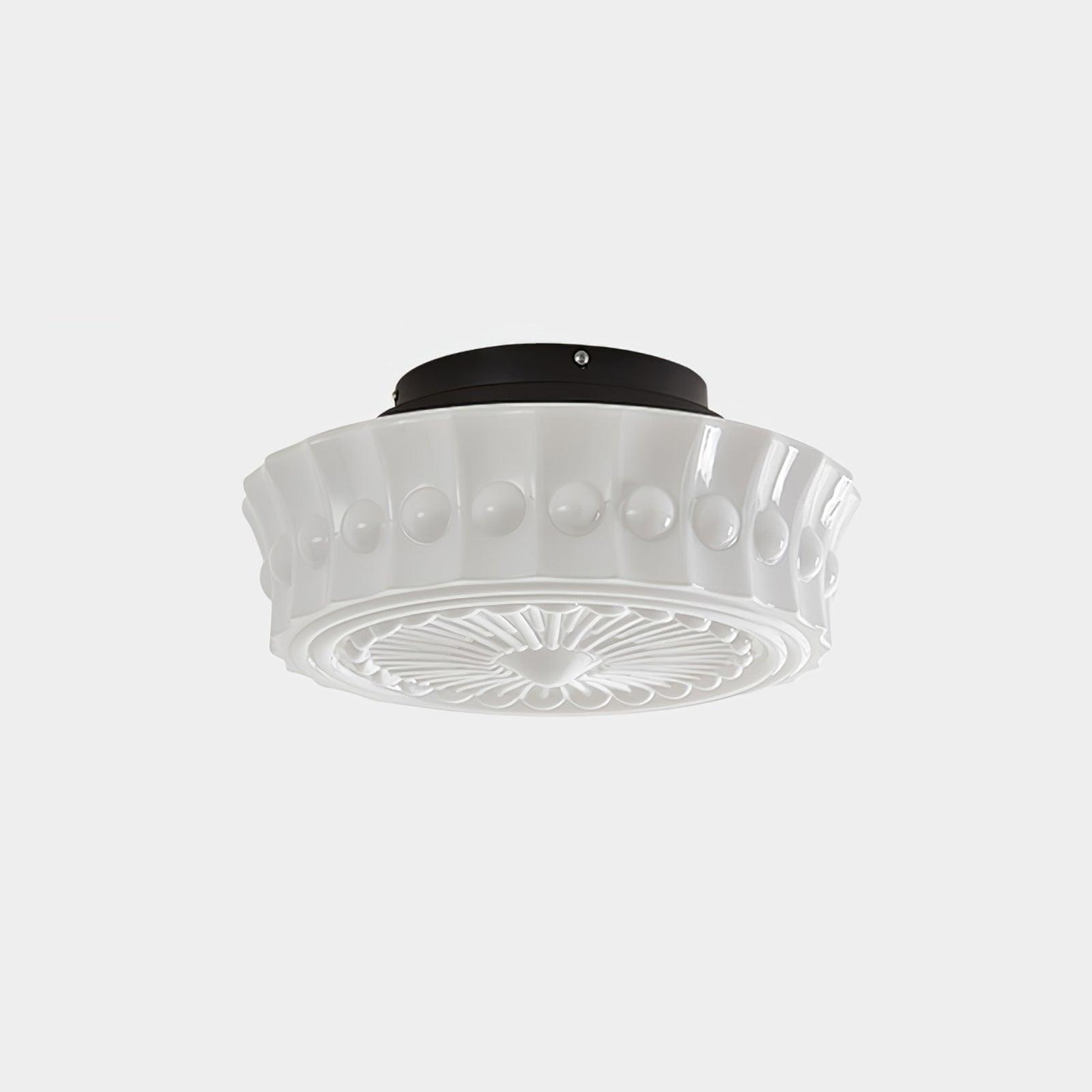 Beacon Drum Flush Ceiling Light