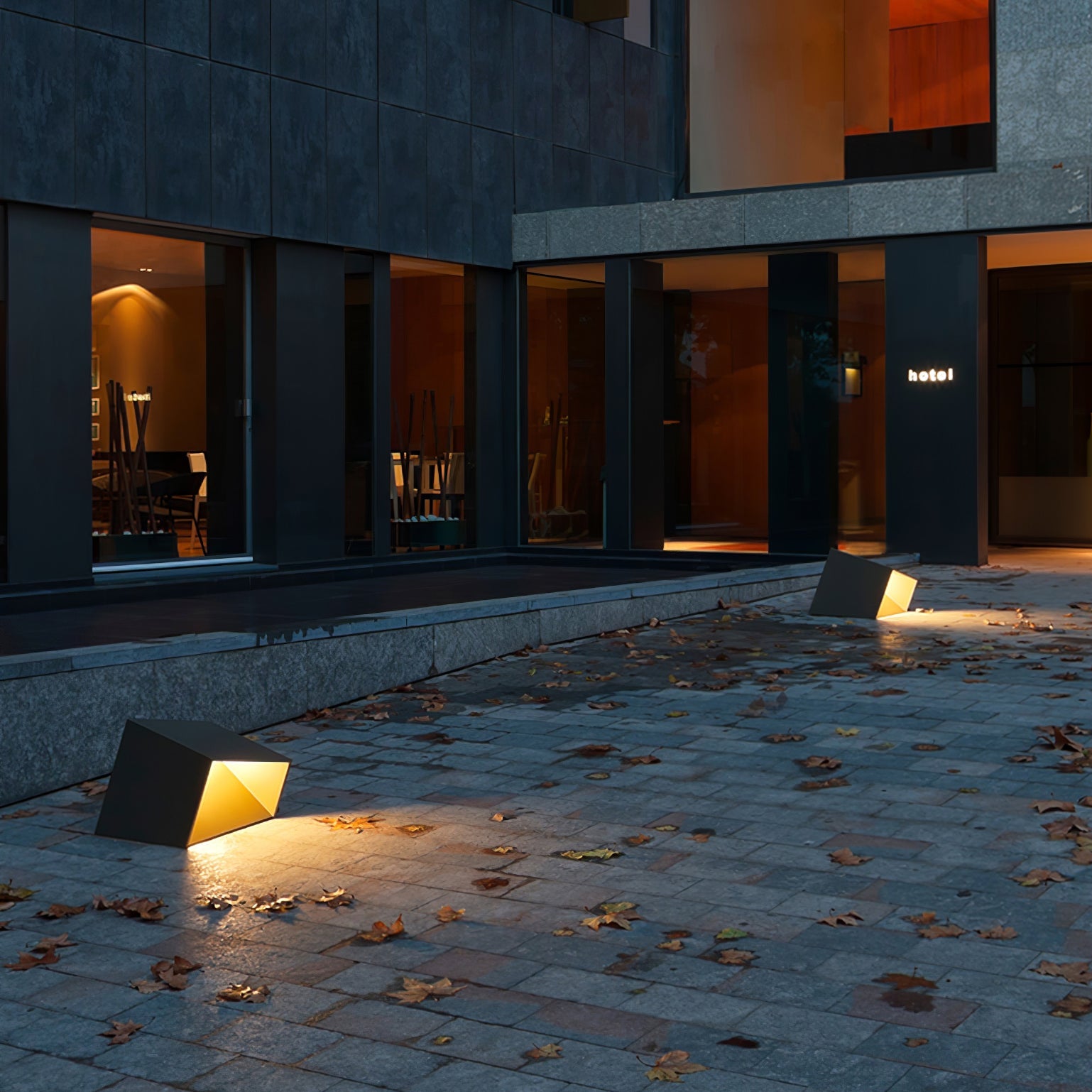 Compact Solar Border Cube Light