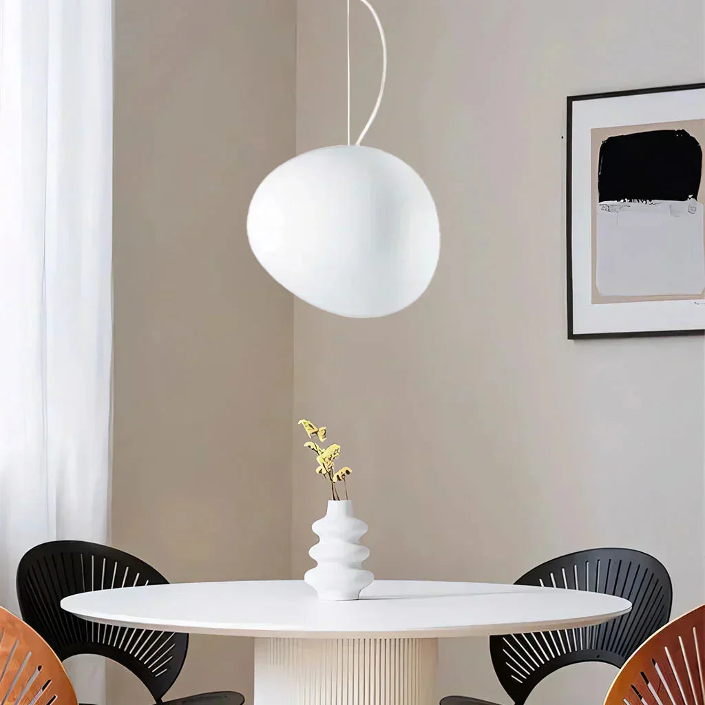 Ivory Egg Pendant Light