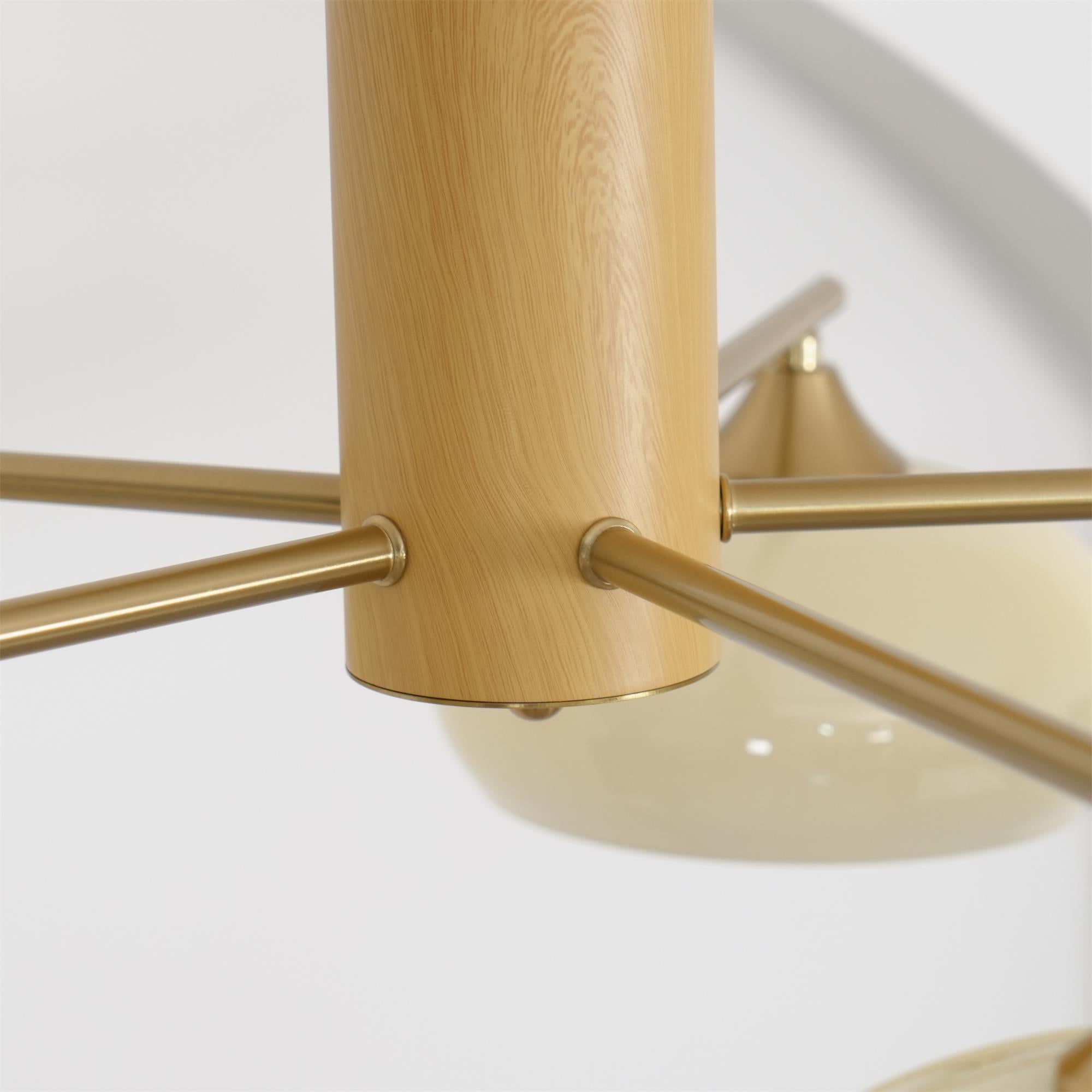 Persimmon Oval Chandelier