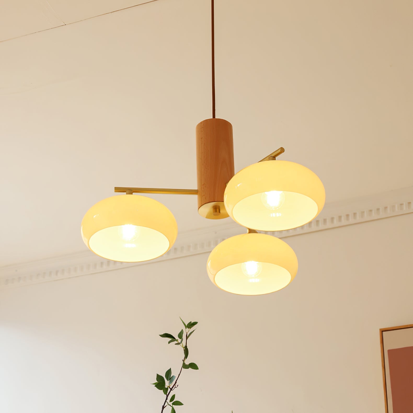 Persimmon Oval Chandelier