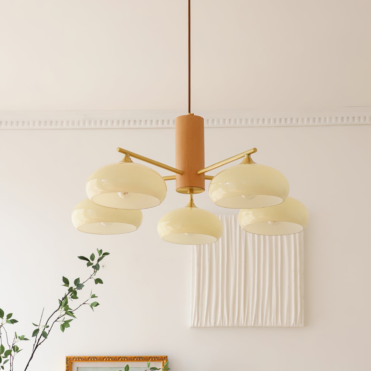Persimmon Oval Chandelier