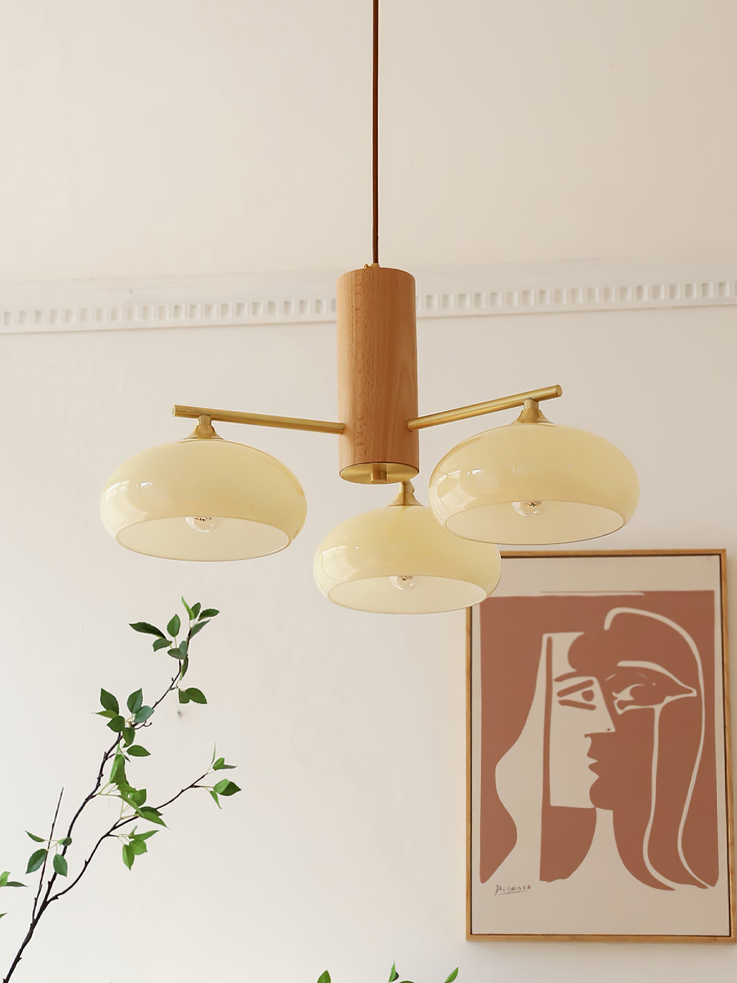 Persimmon Oval Chandelier
