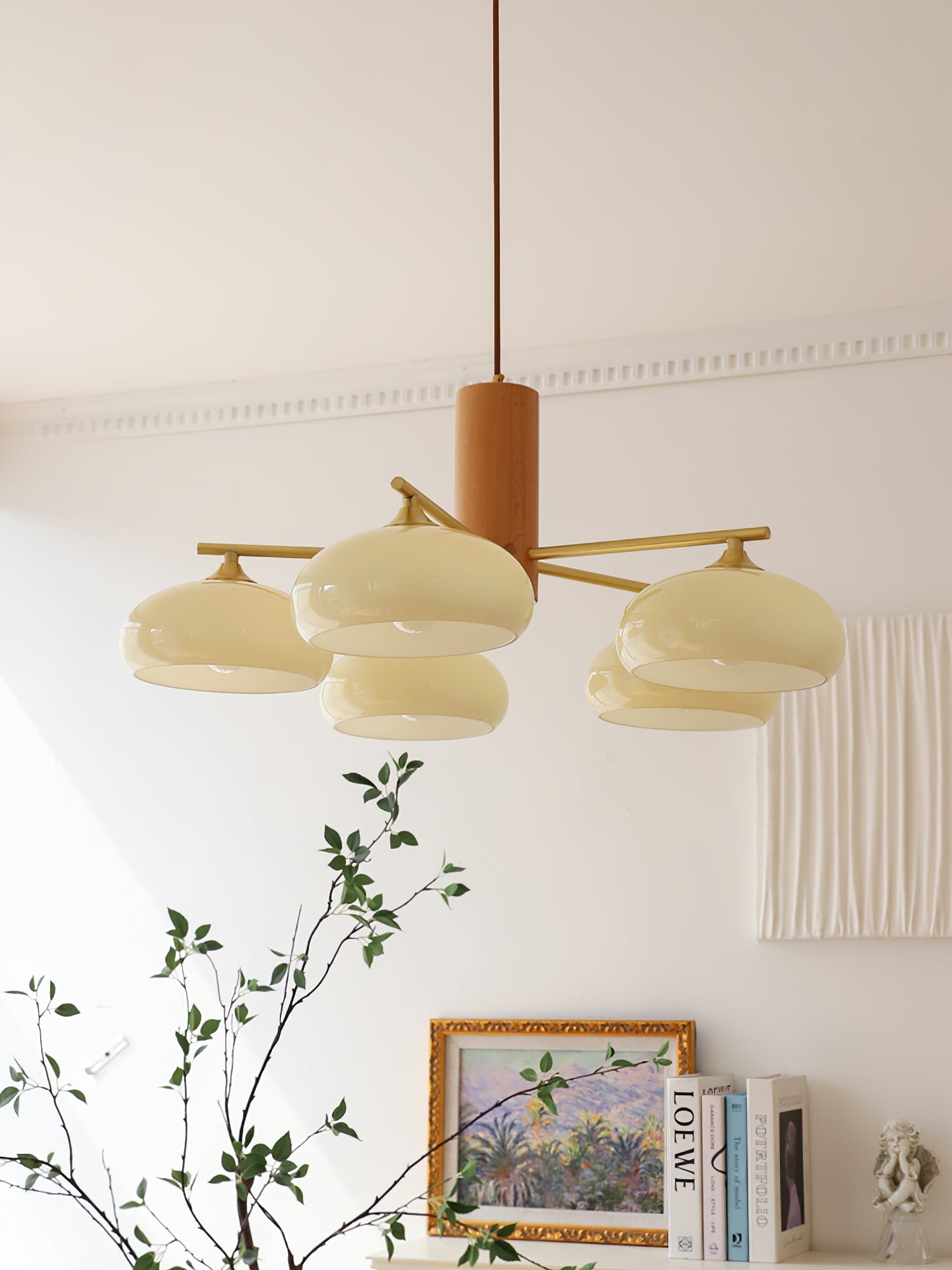 Persimmon Oval Chandelier