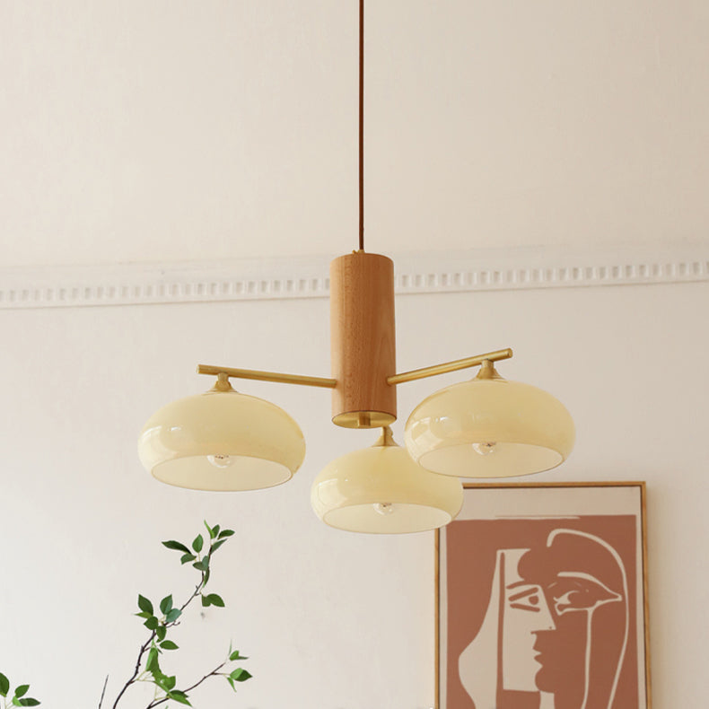 Persimmon Oval Chandelier
